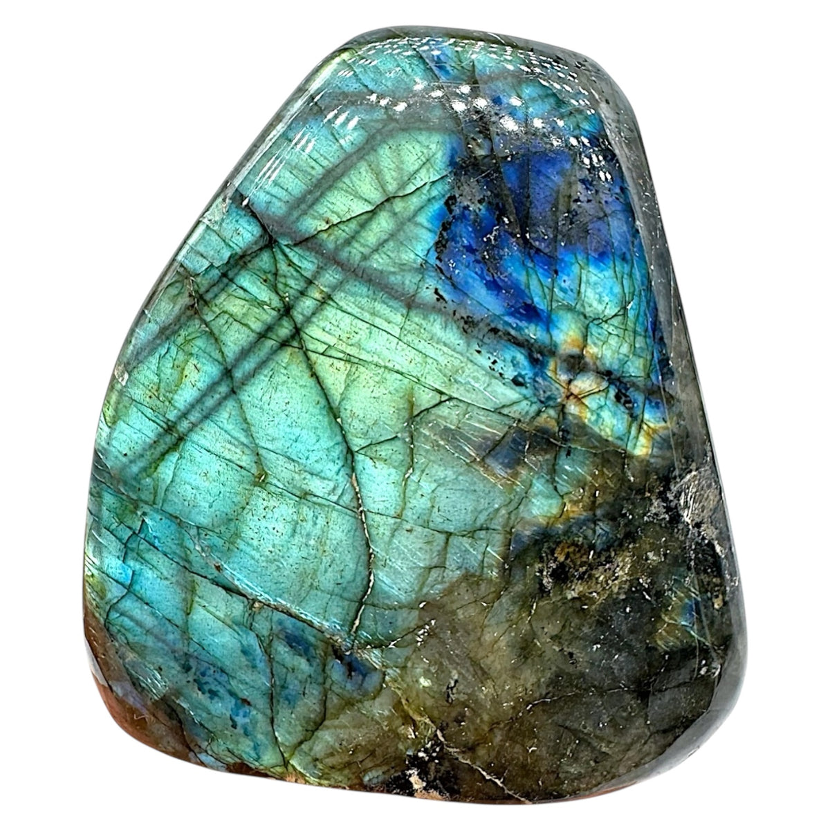 Labradorite forme libre AA+ 591g (Lot 22) - Foliesbijoux