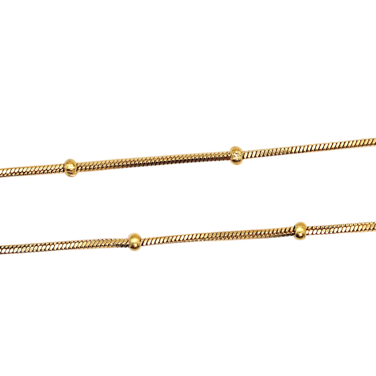 10 gold-plated stainless steel chains model 2 B