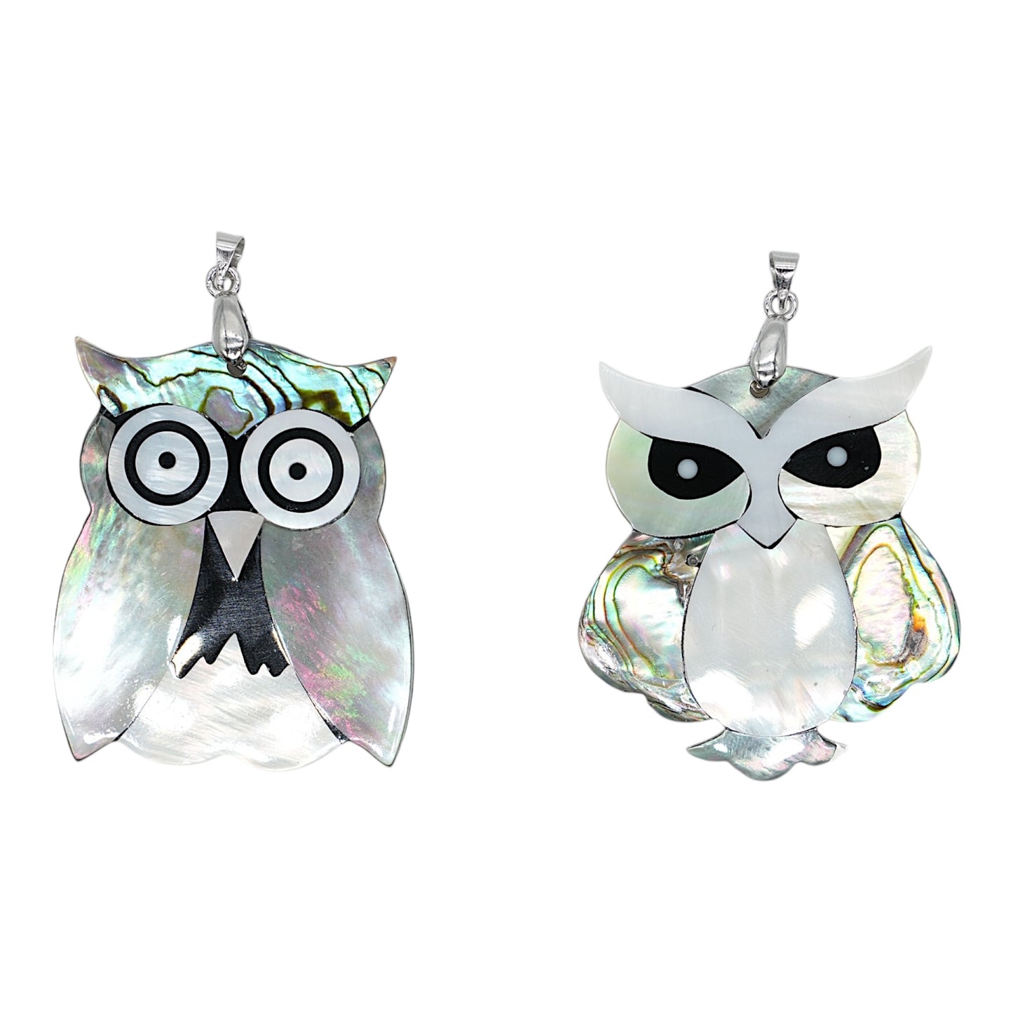 Pendentif ormeau hibou