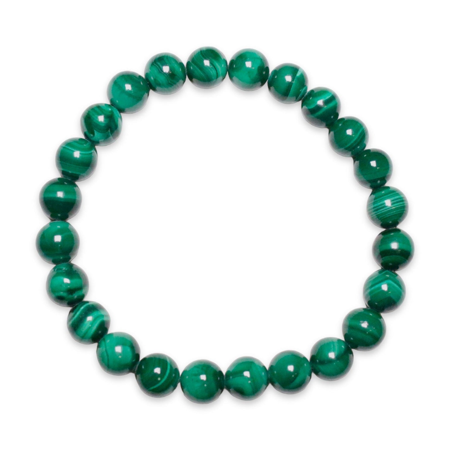 Bracelet Malachite AA+ taille homme - Foliesbijoux