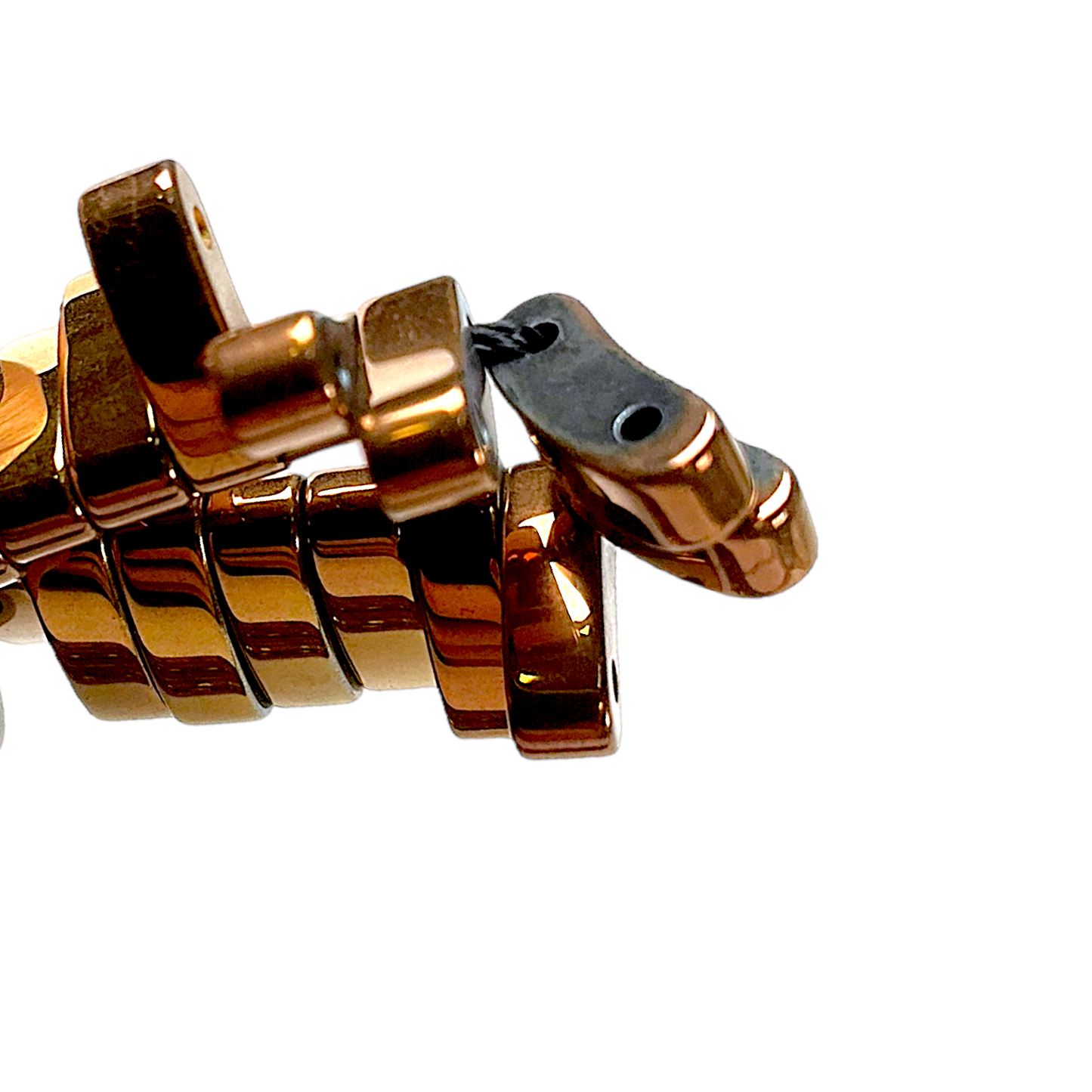 Fil de perle Hématite electroplaqué bronze HEB-11 - Foliesbijoux