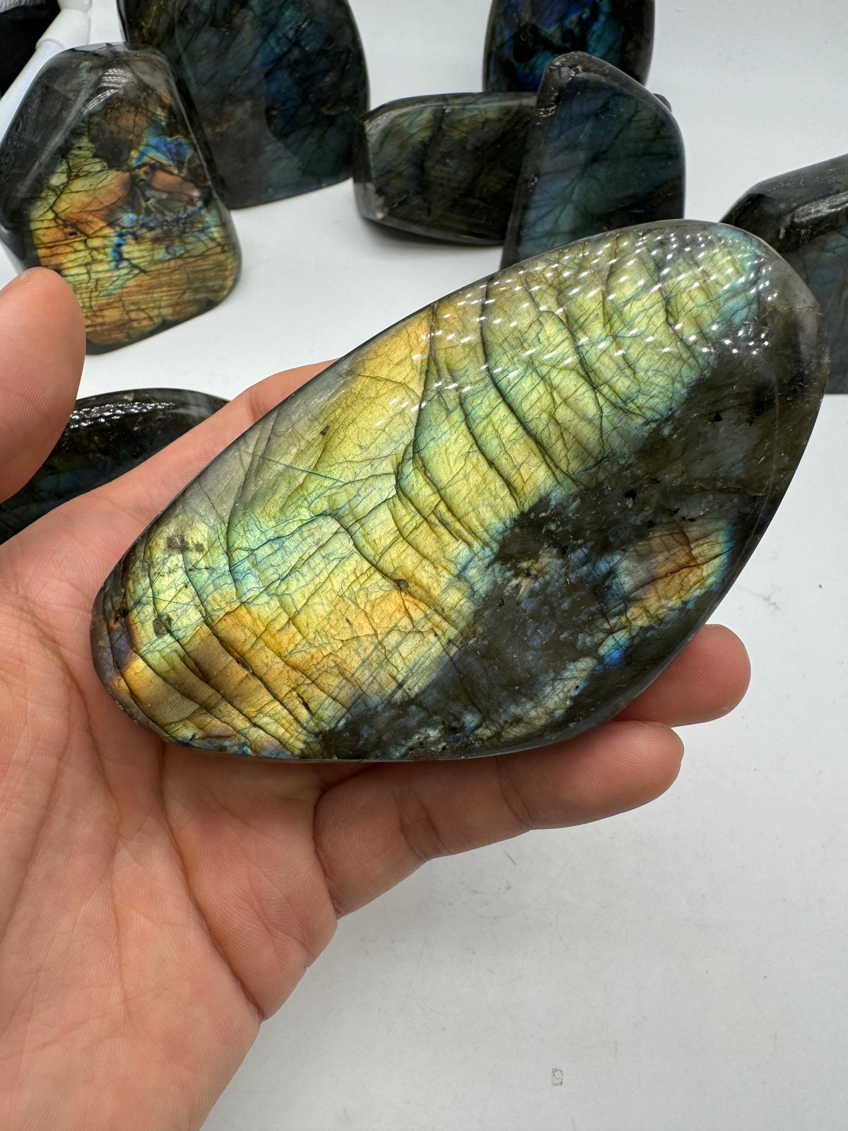 Labradorite forme libre AA+ 588g (Lot 30) - Foliesbijoux