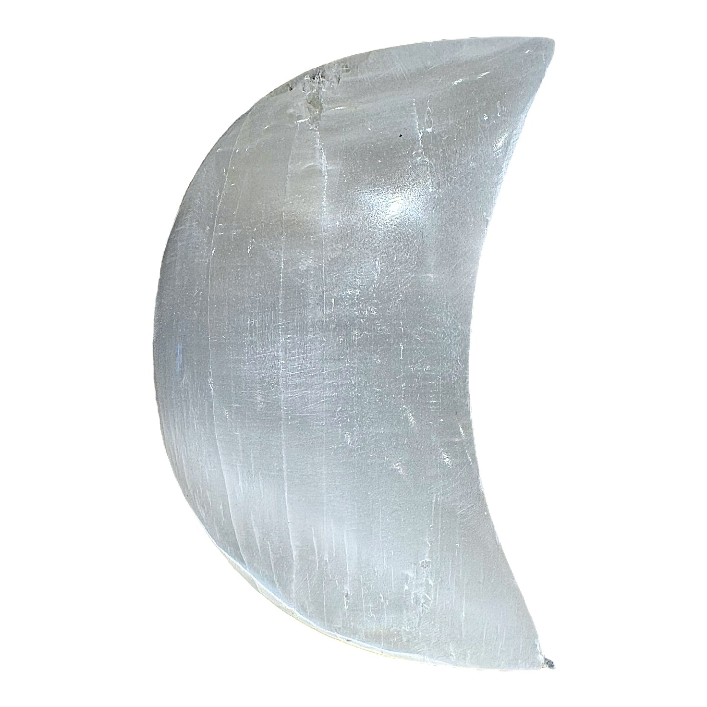 Lune en Sélénite (présente des impuretés) - Foliesbijoux