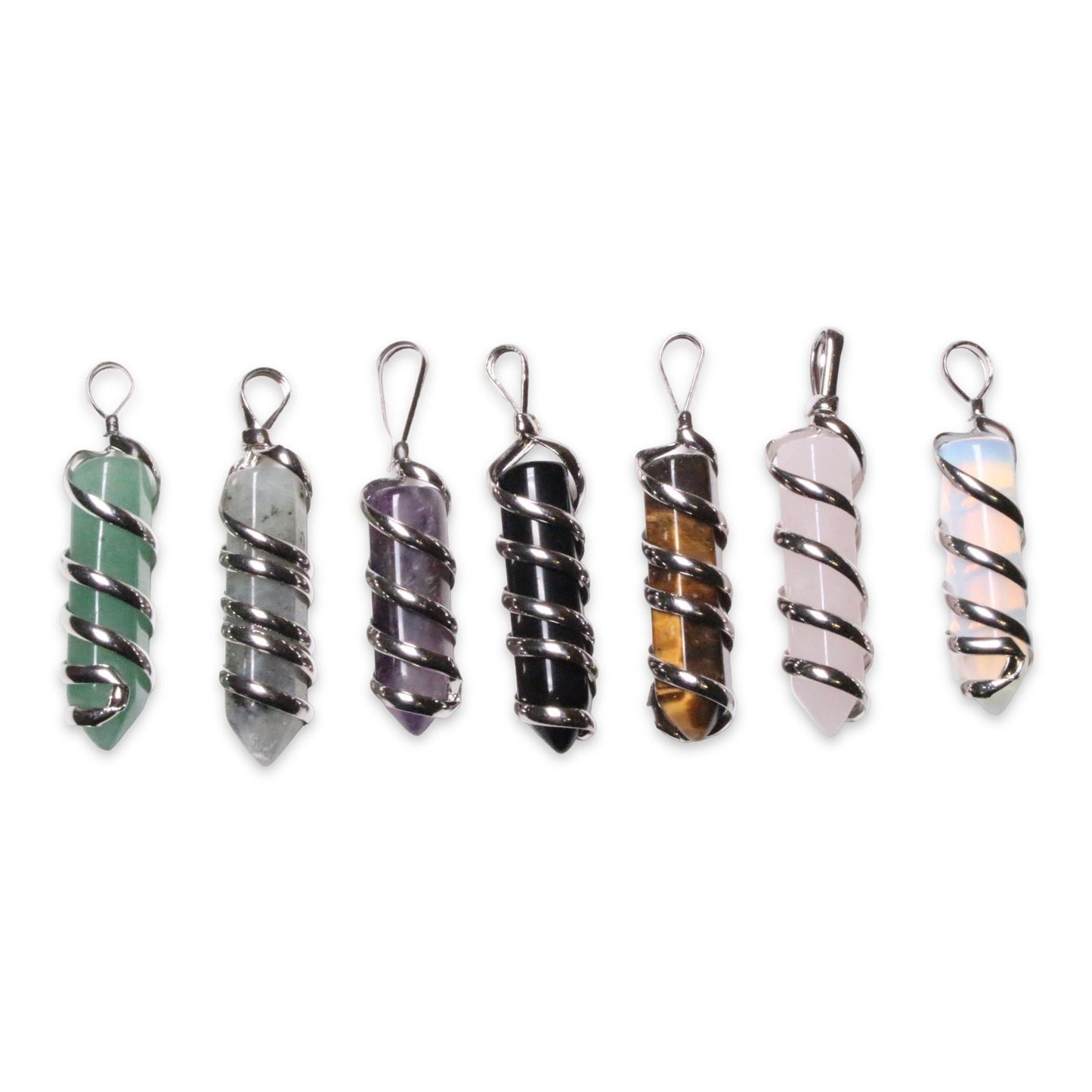 Pendentif forme pointe argenté - Foliesbijoux