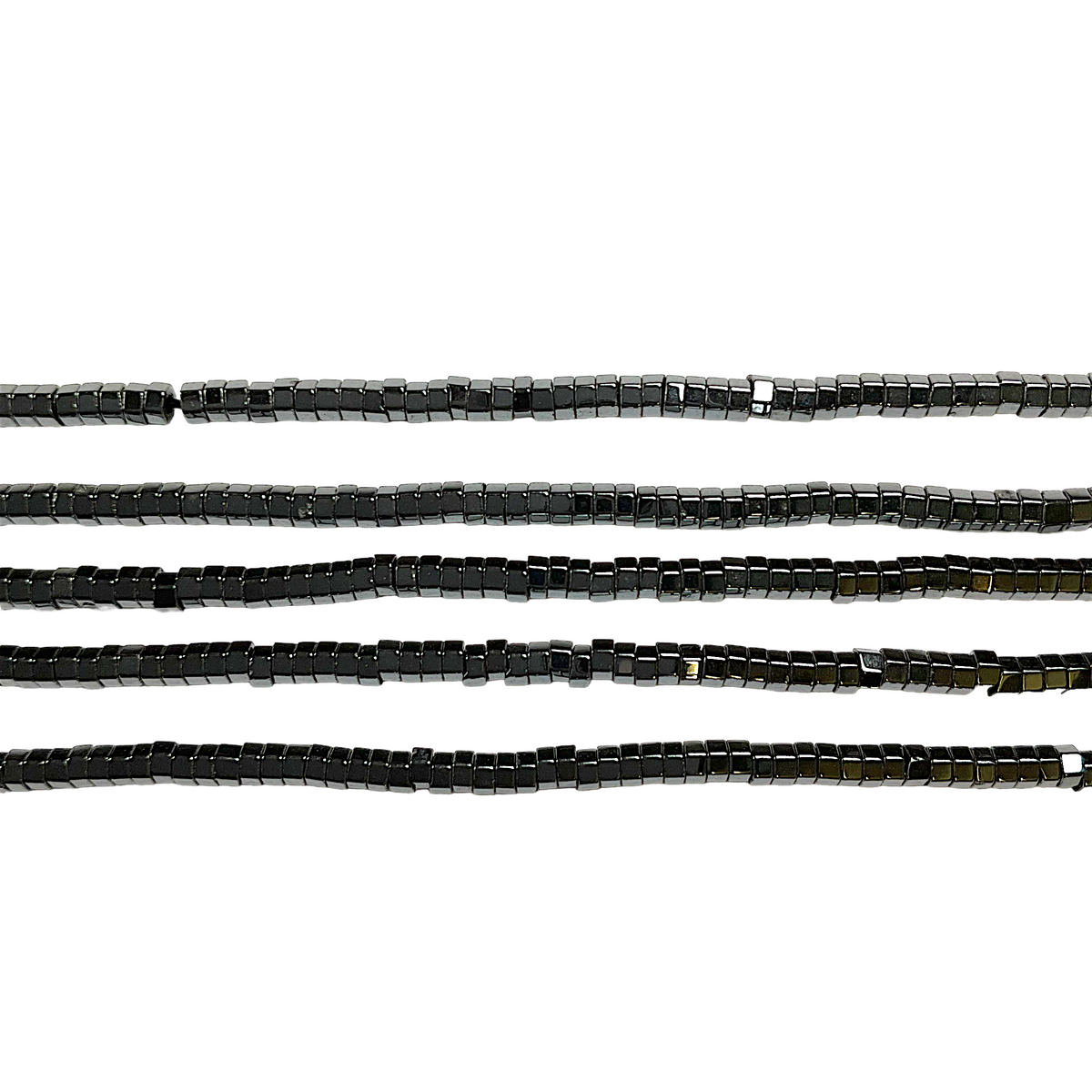 Fil de perle Hématite electroplaqué HE-9 - Foliesbijoux