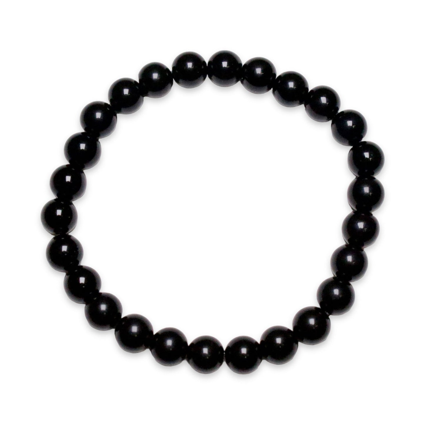 Bracelet Obsidienne noire A taille homme - Foliesbijoux