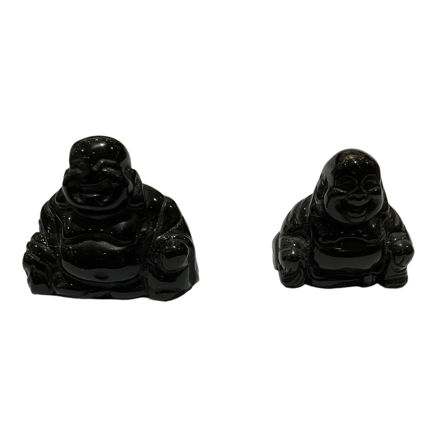 Bouddha en Obsidienne noire - Foliesbijoux