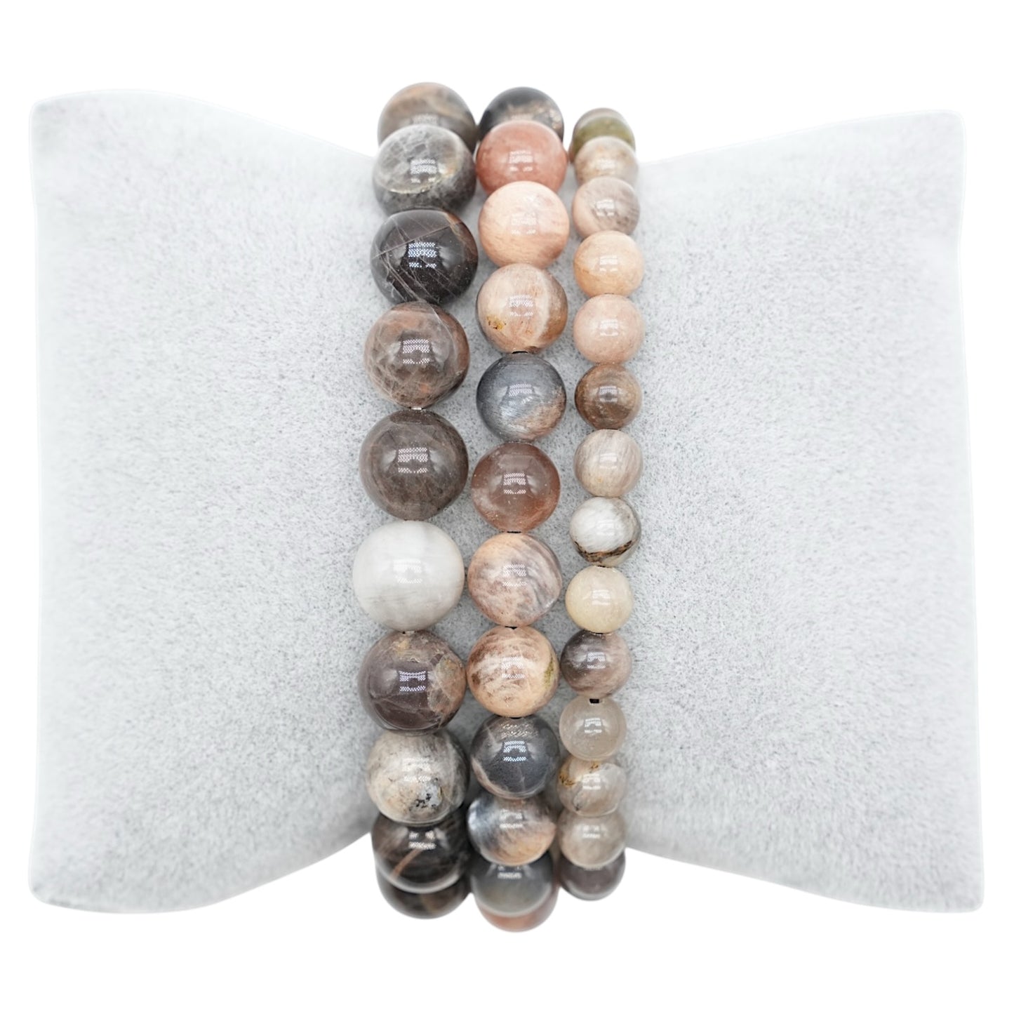 Bracelet Pierre de lune noire multi A+