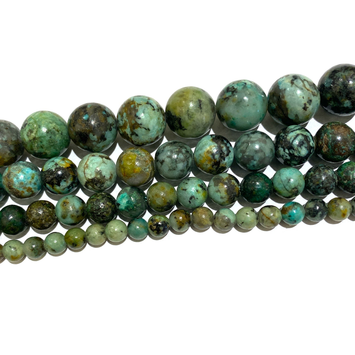Fil de perle Turquoise d'Afrique A+ - Foliesbijoux