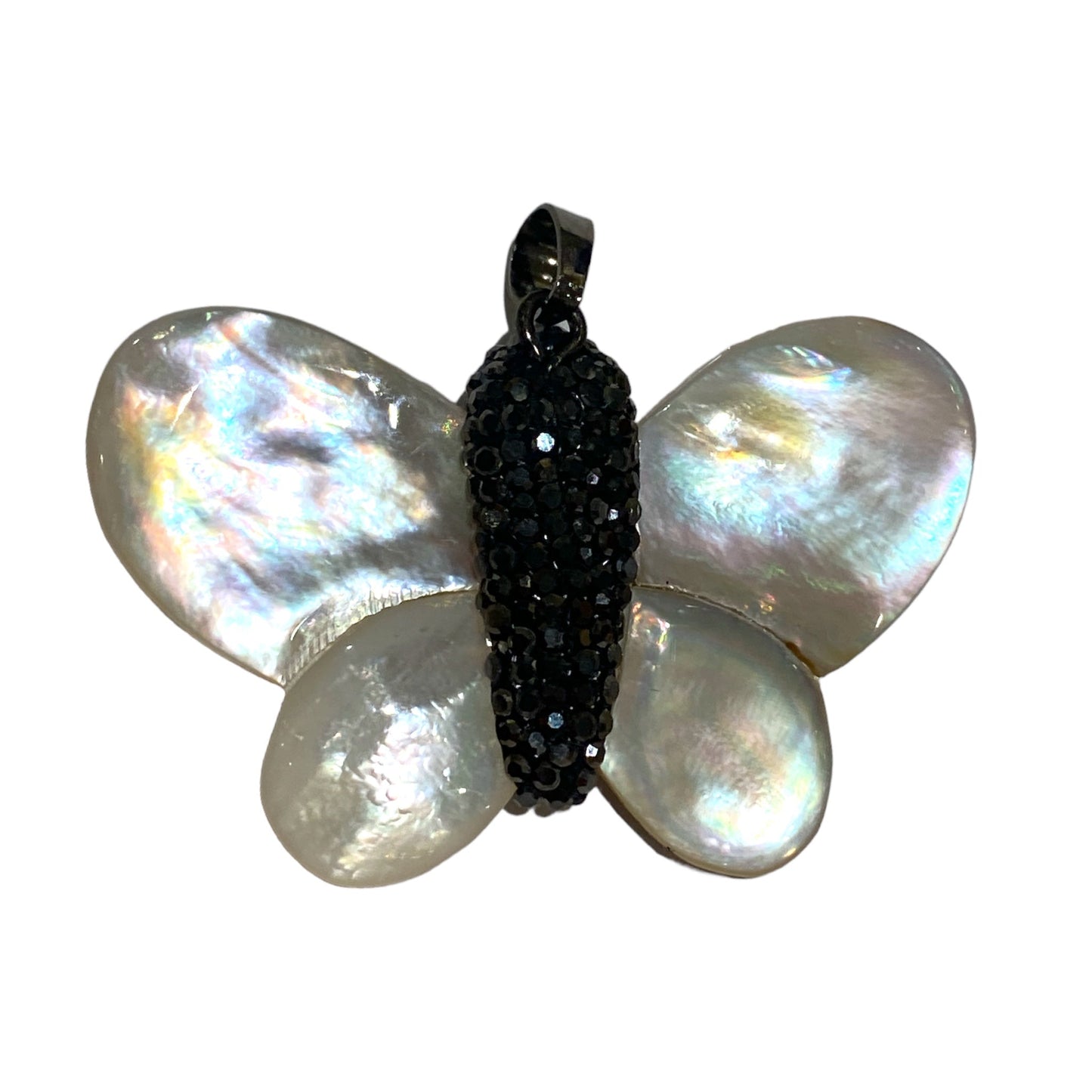 Pendentif forme papillon en nacre - Foliesbijoux