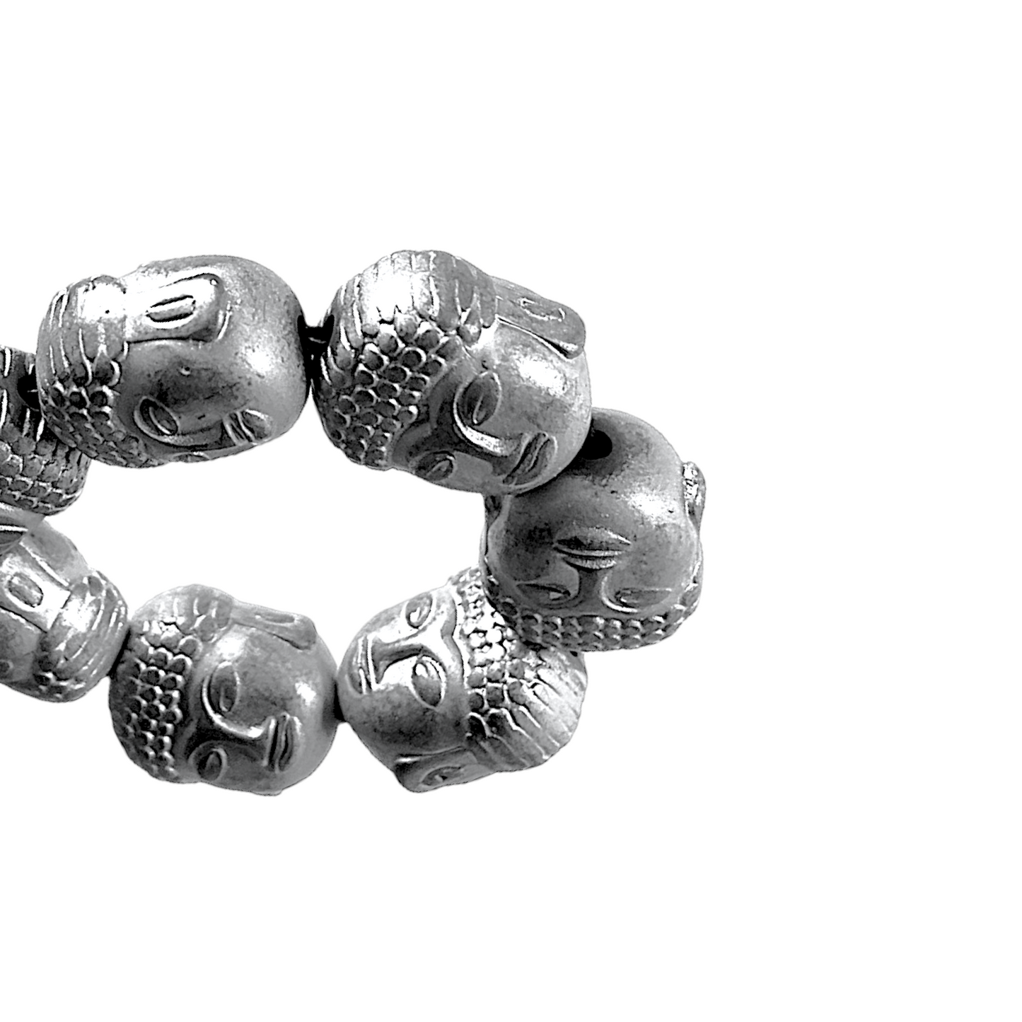 Fil de perle Hématite electroplaqué Argenté claire HEAC-6 - Foliesbijoux