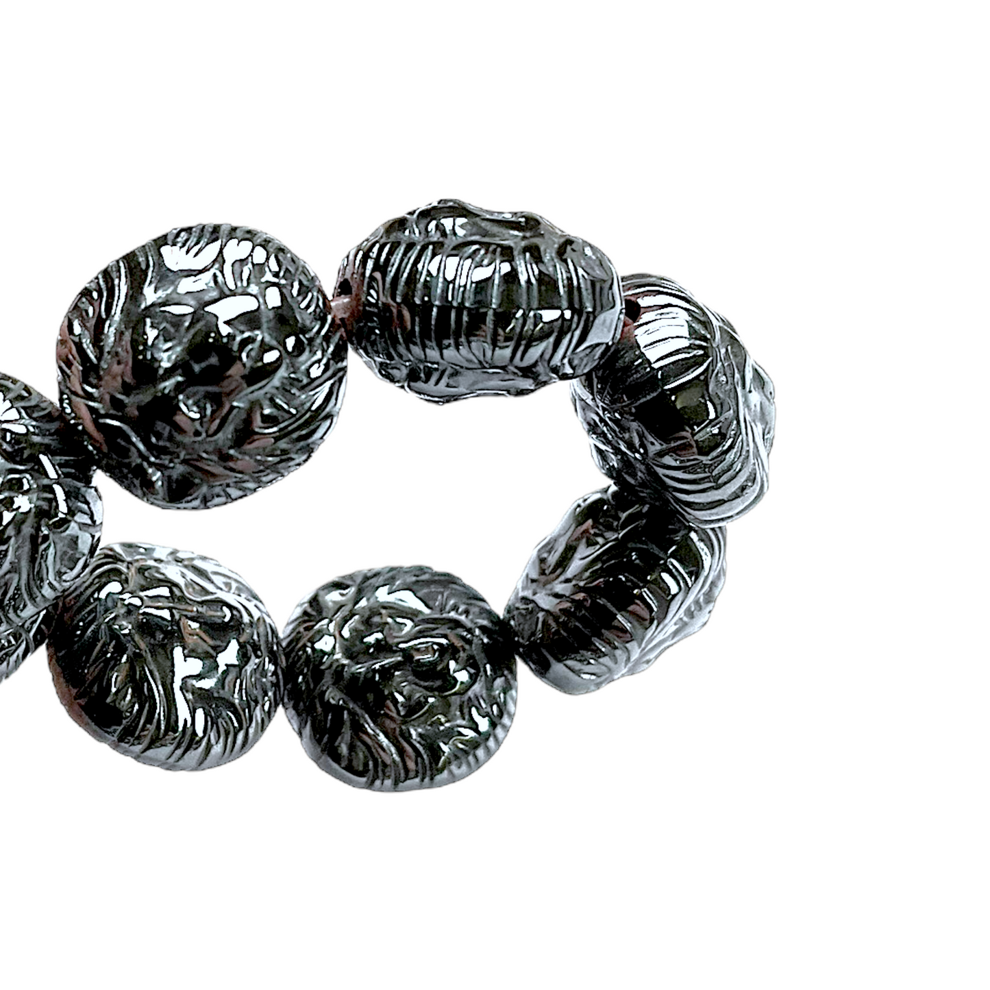 Fil de perle Hématite electroplaquée HE-34 - Foliesbijoux
