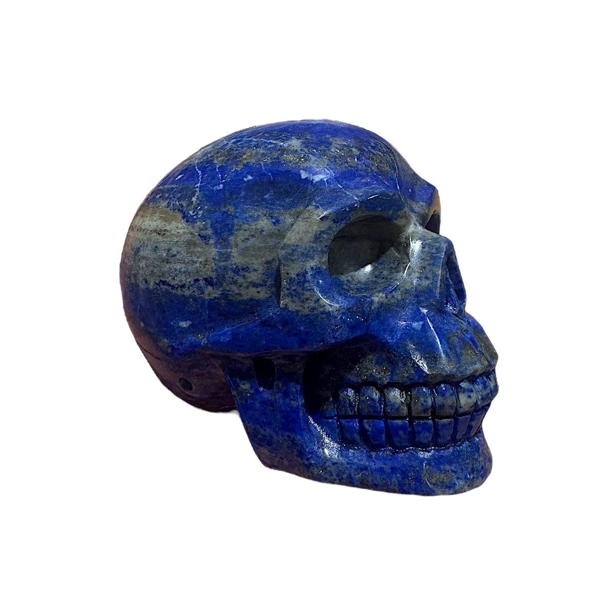 Crâne Lapis Lazuli 530 grammes 8x7x4cm - Foliesbijoux