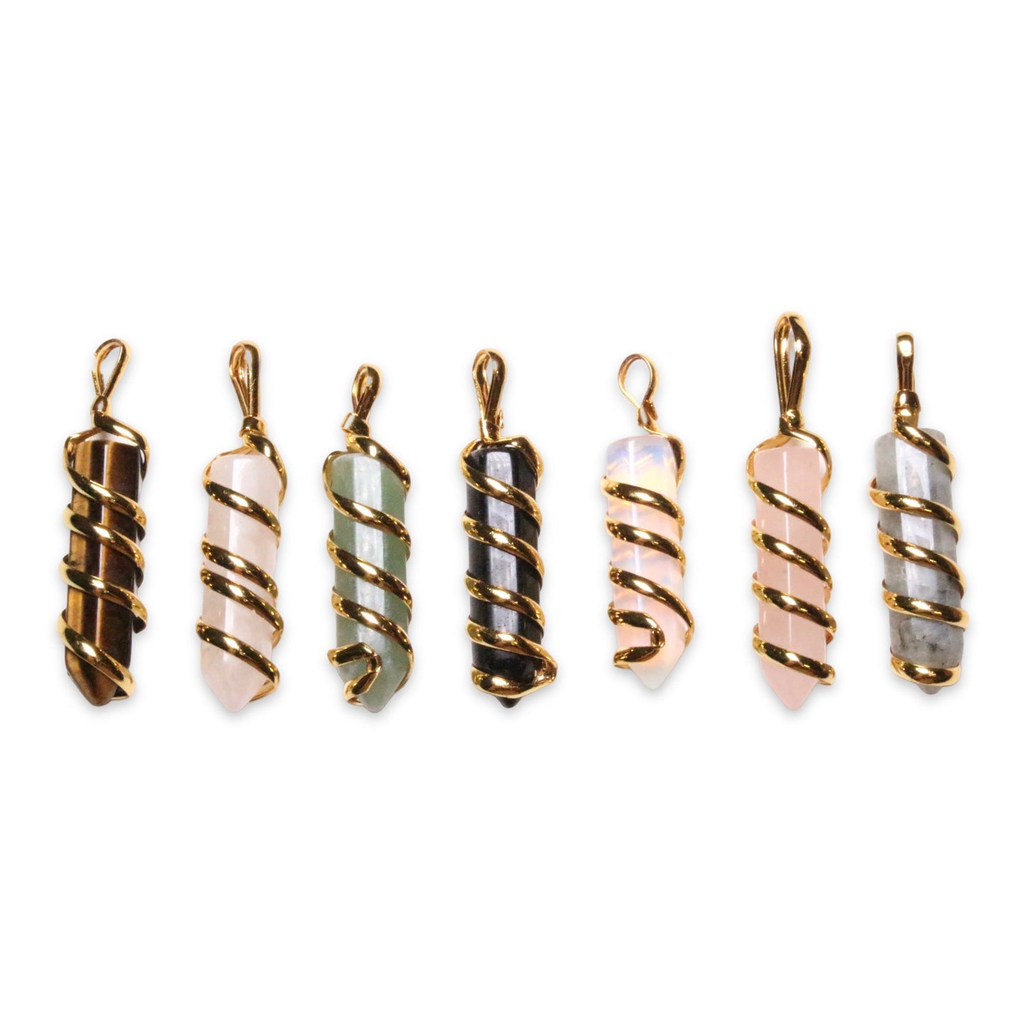 Pendentif forme pointe dorée - Foliesbijoux