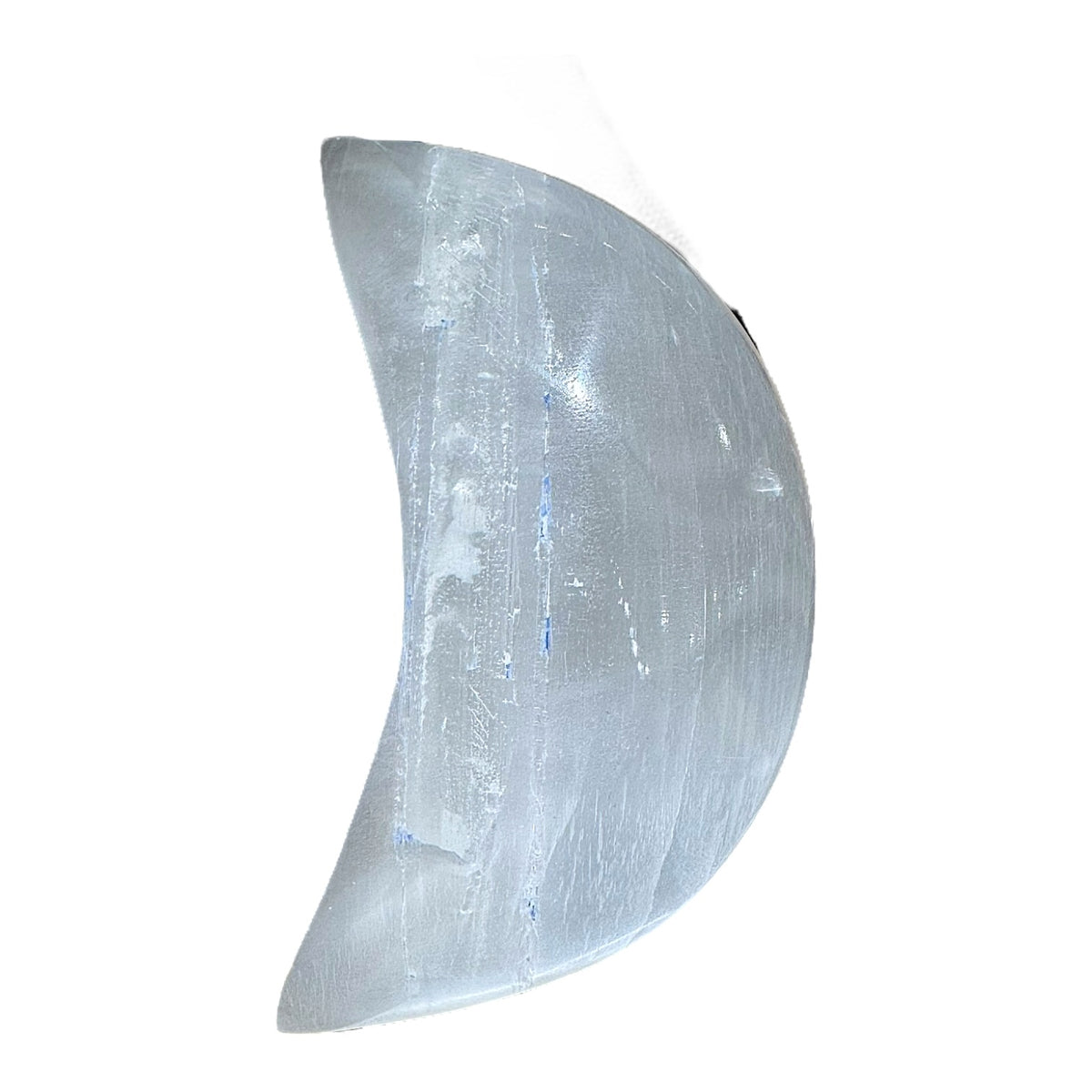 Lune en Sélénite (présente des impuretés) - Foliesbijoux
