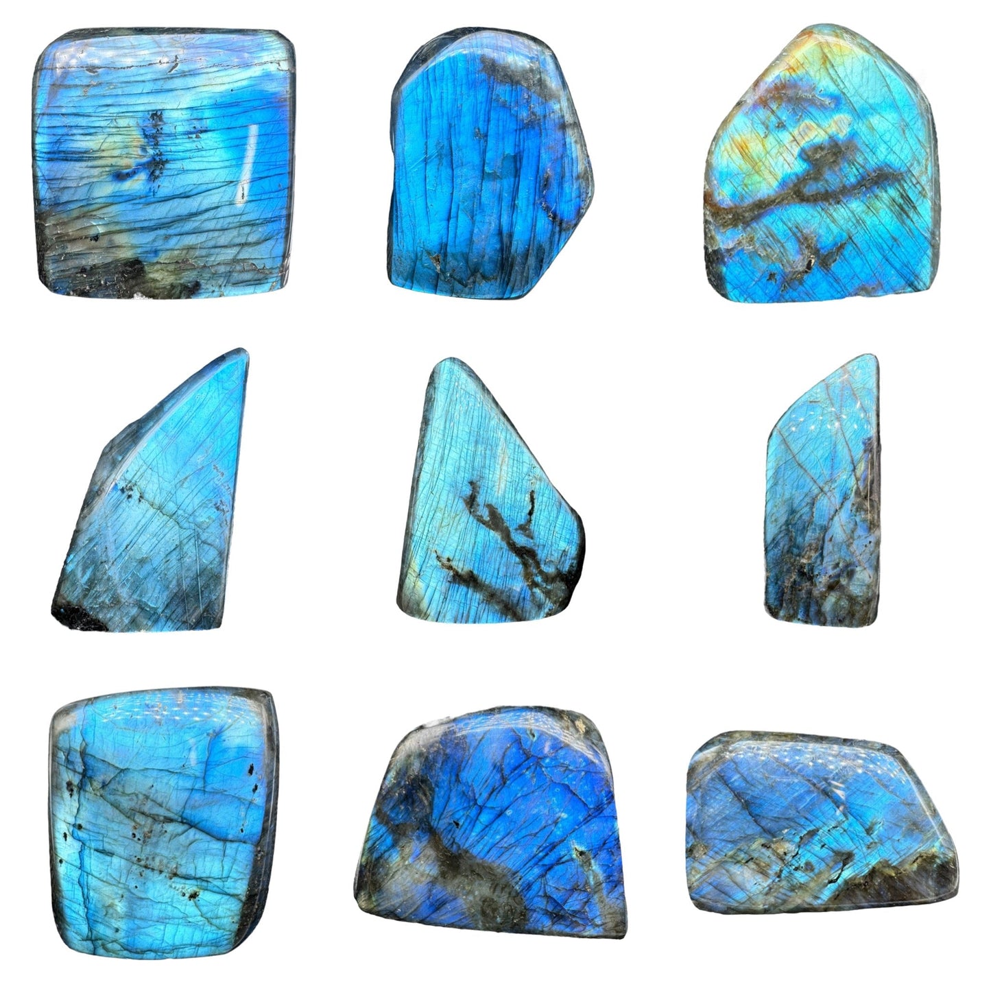 Labradorite bloc flashy forme libre AAA 1 kilo - Foliesbijoux