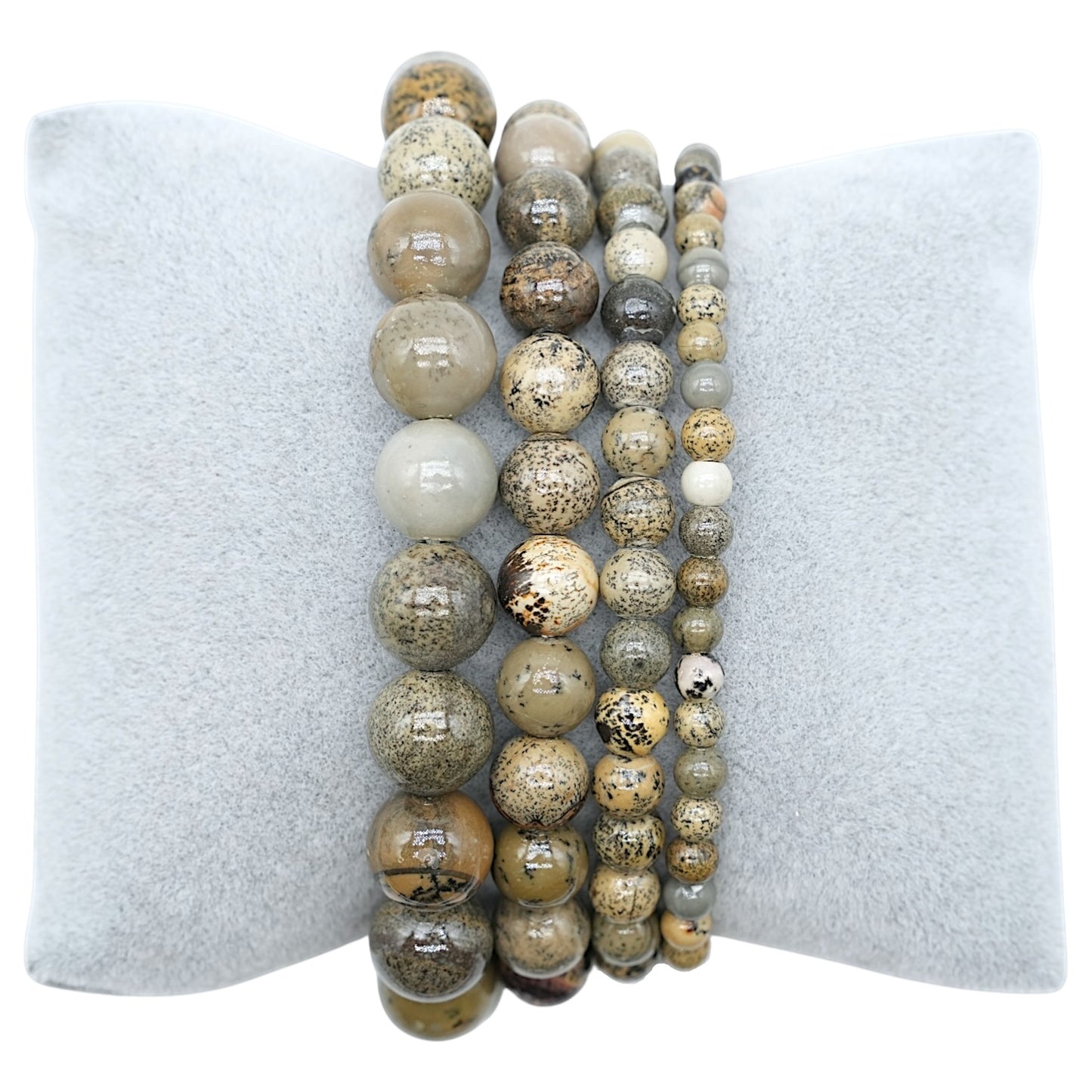 Bracelet Jaspe monochrome