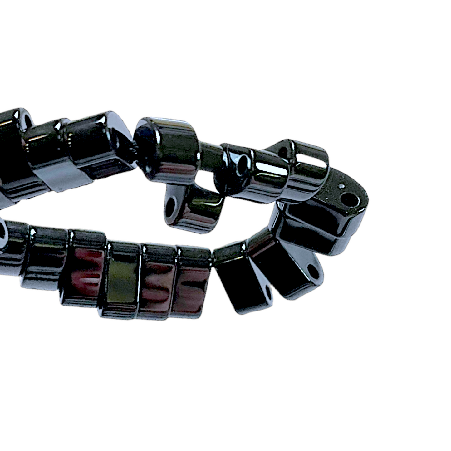 Fil de perle Hématite electroplaqué HE-28 - Foliesbijoux