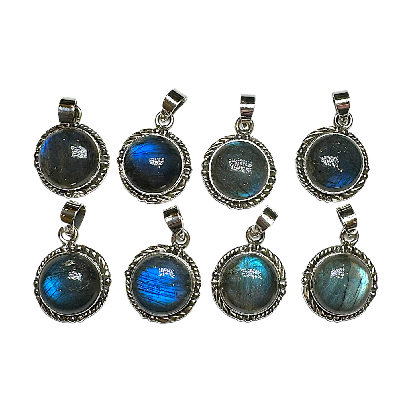 Pendentif argent & Labradorite - Foliesbijoux