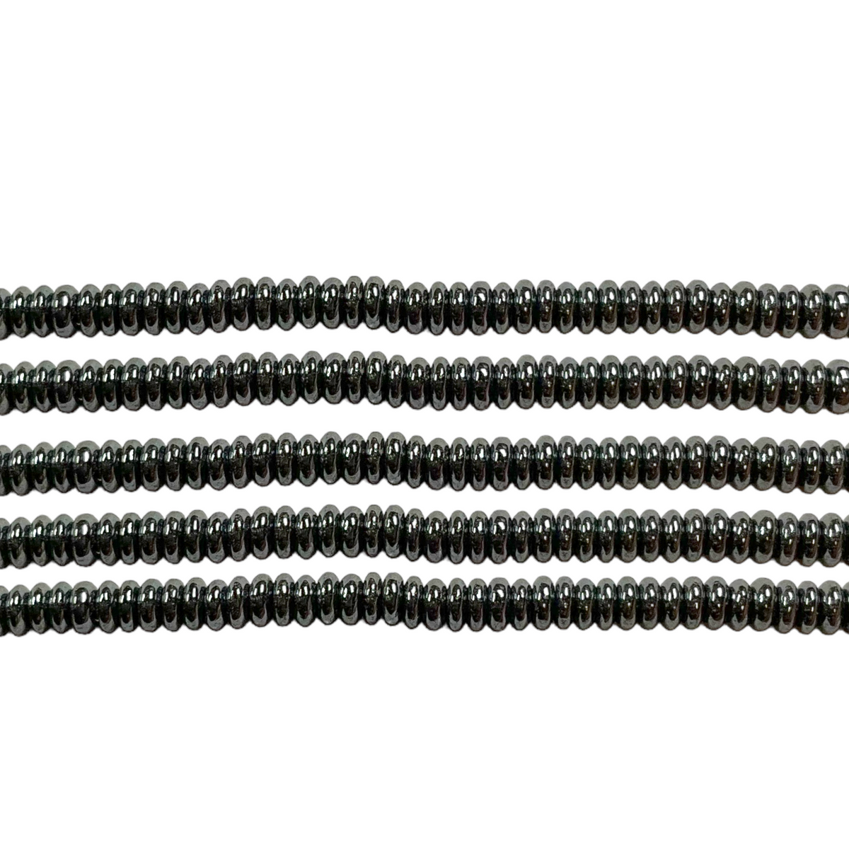 Fil de perle Hématite electroplaqué HE-4 - Foliesbijoux