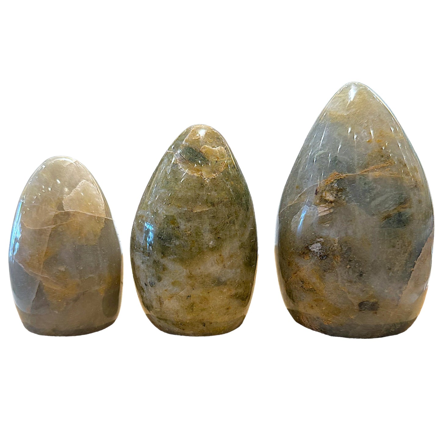 Quartz vert forme libre - Foliesbijoux