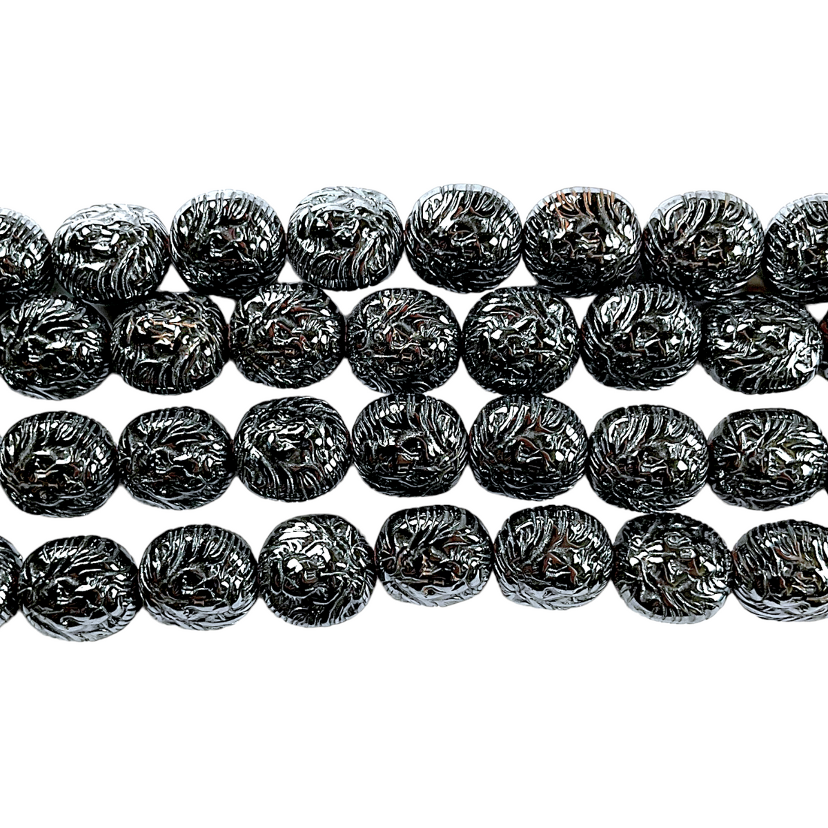 Fil de perle Hématite electroplaquée HE-34 - Foliesbijoux
