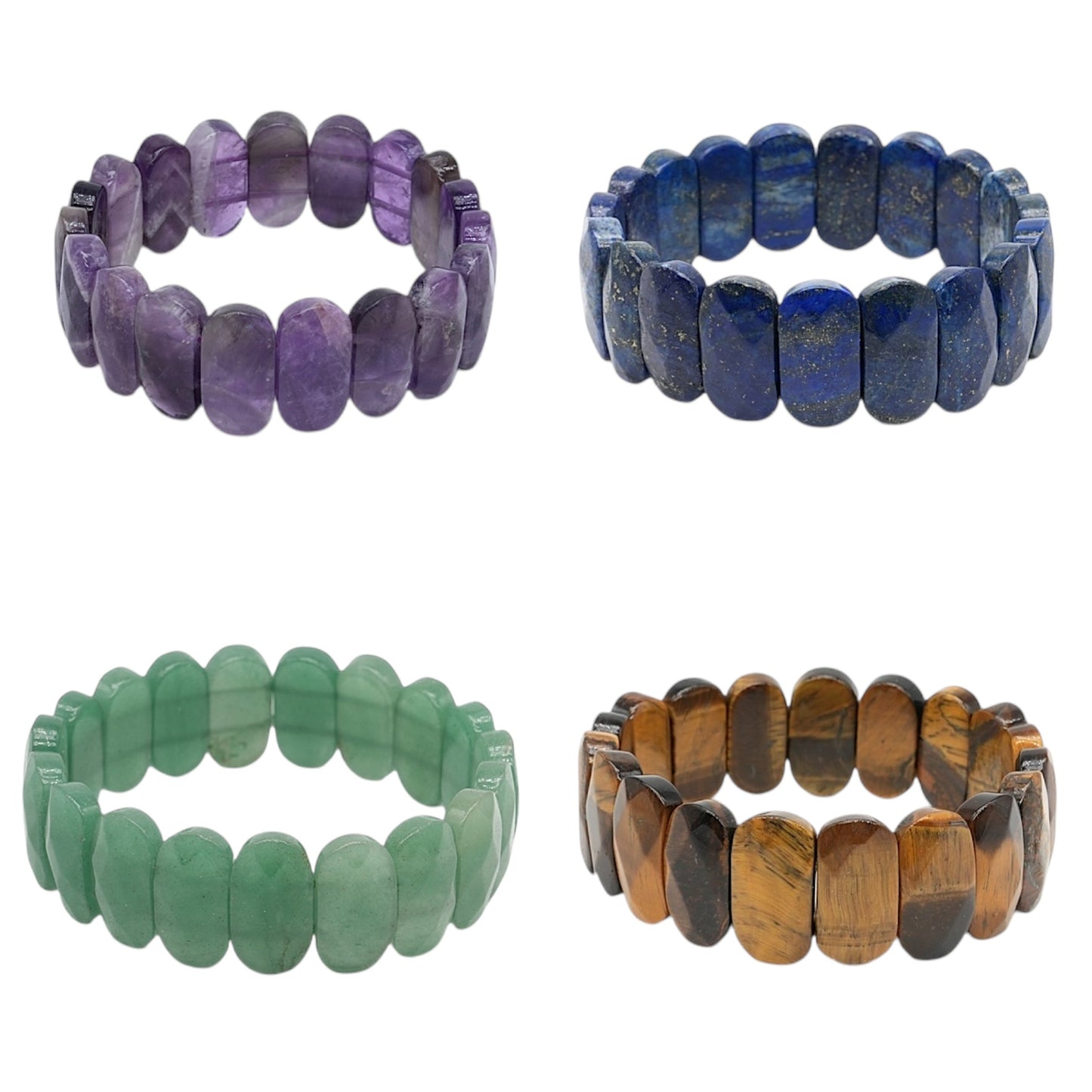 Bracelet facetté AA+ 11x20x7 mm #6