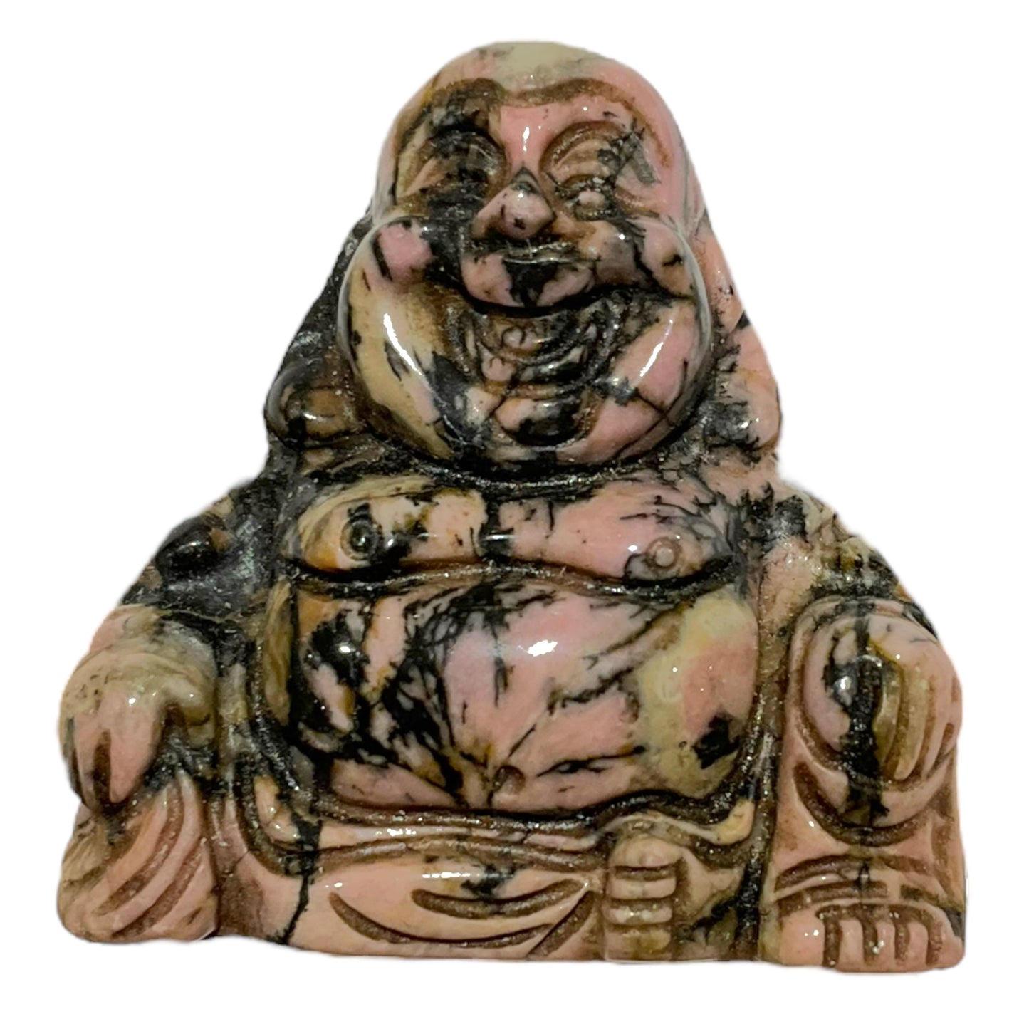 Bouddha en Rhodonite - Foliesbijoux