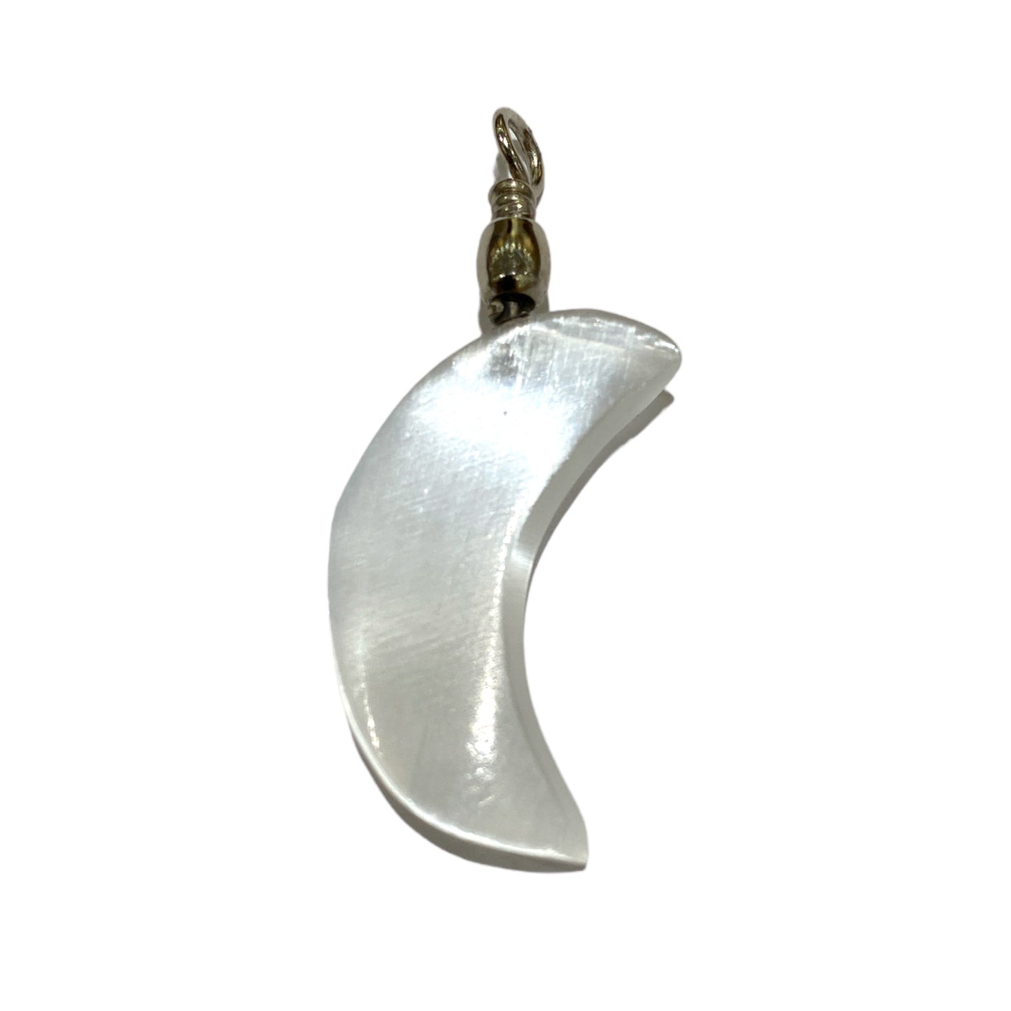 Pendentif en Sélénite lune - Foliesbijoux