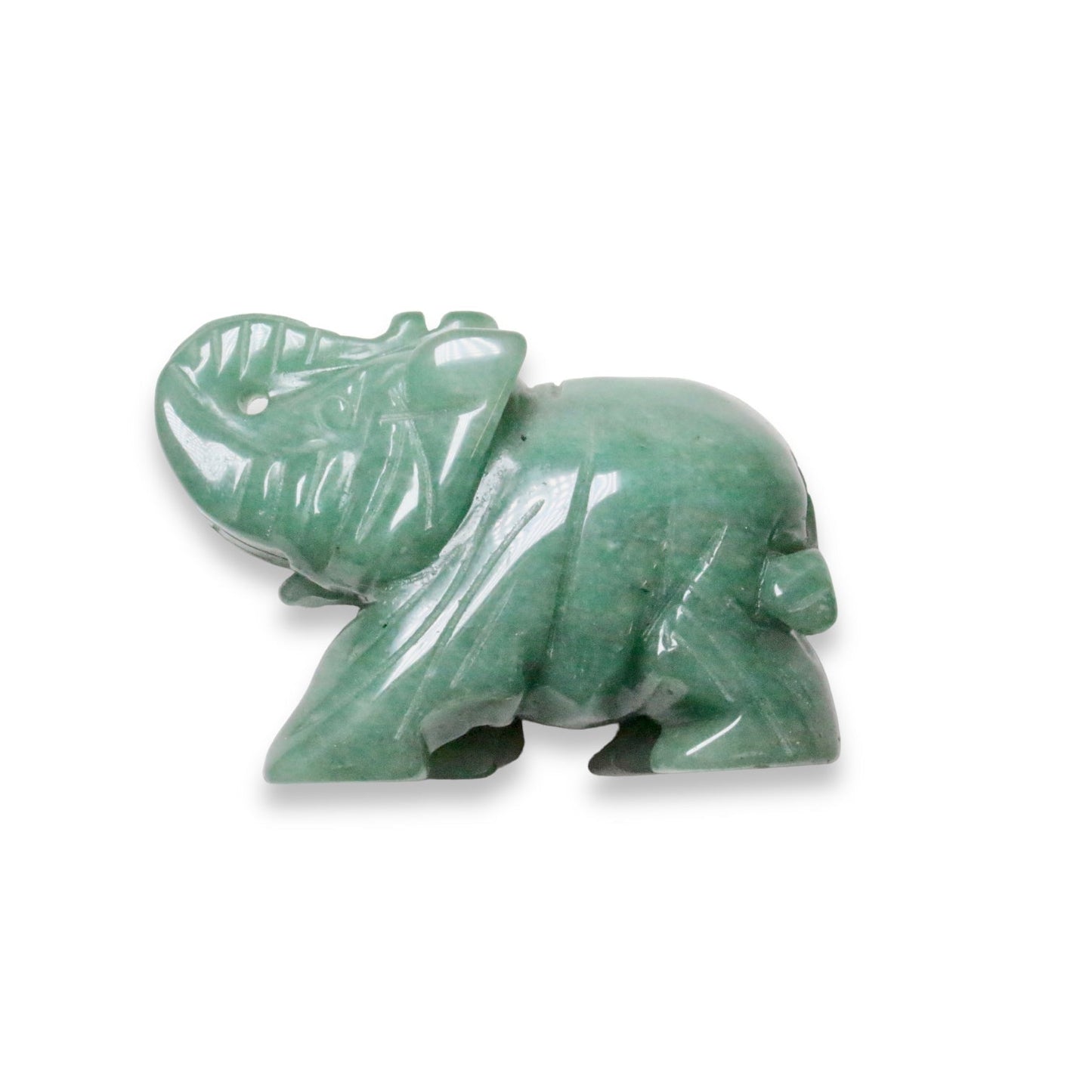 Figurine Eléphant en Aventurine Verte - Foliesbijoux