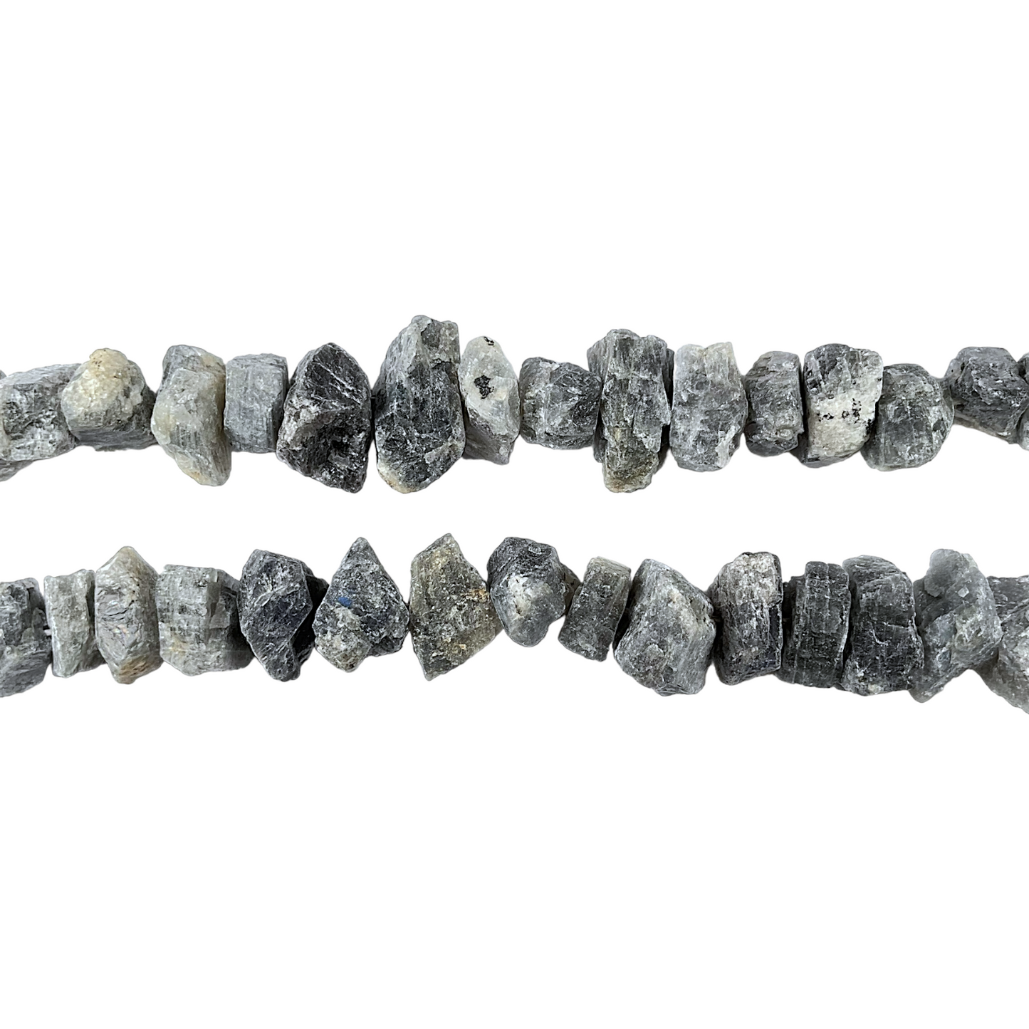 Fil pierre brutes en labradorite - Foliesbijoux