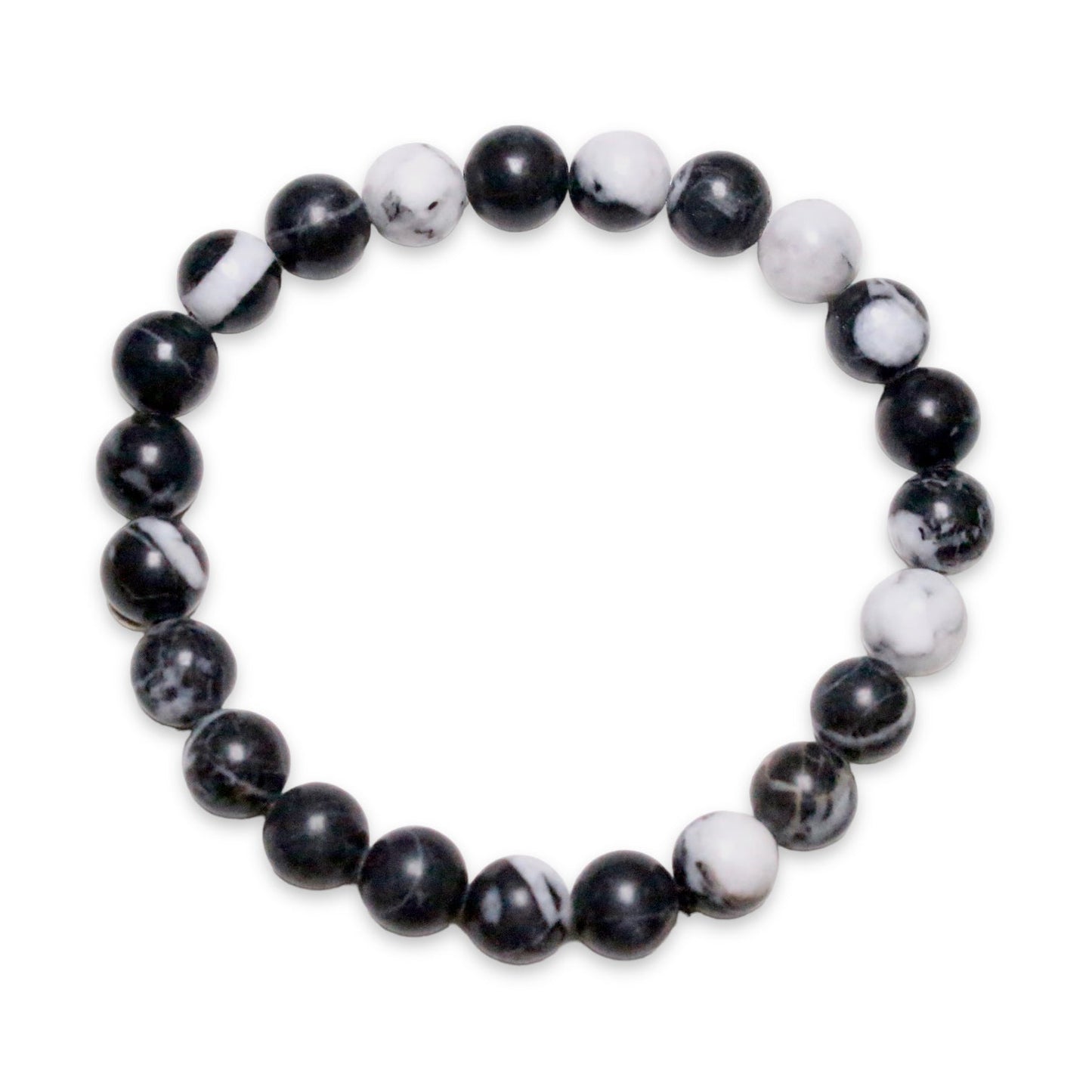 Bracelet Jaspe coquille A taille homme - Foliesbijoux