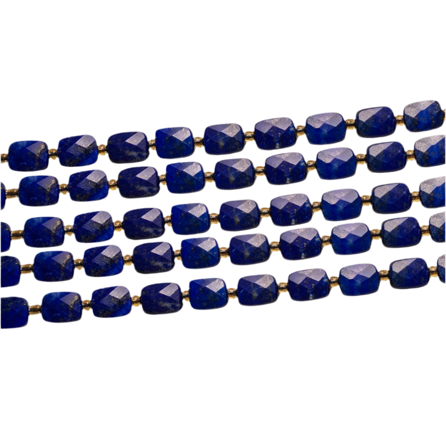 Fil de 32 Lapis rectangulaire 8x10 mm - Foliesbijoux