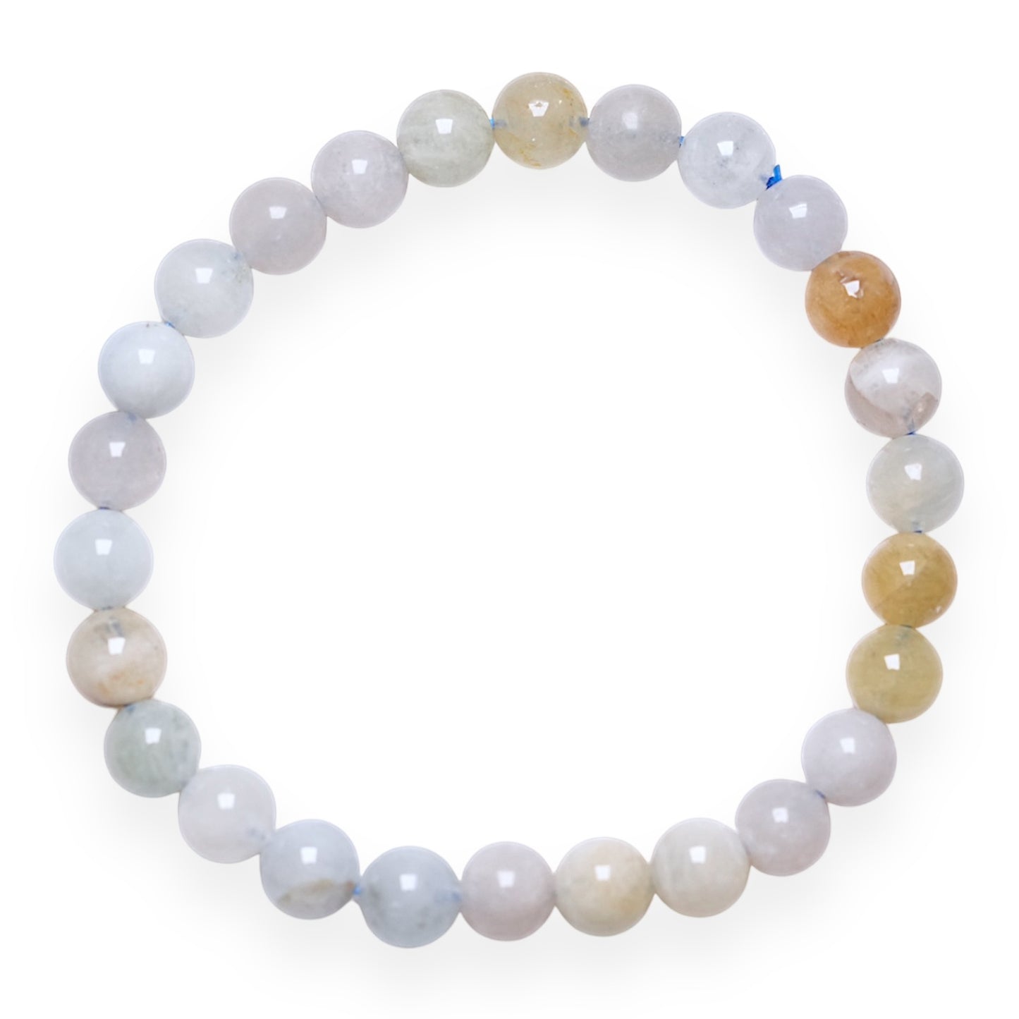 Bracelet Aiguë marine multicolore taille homme - Foliesbijoux