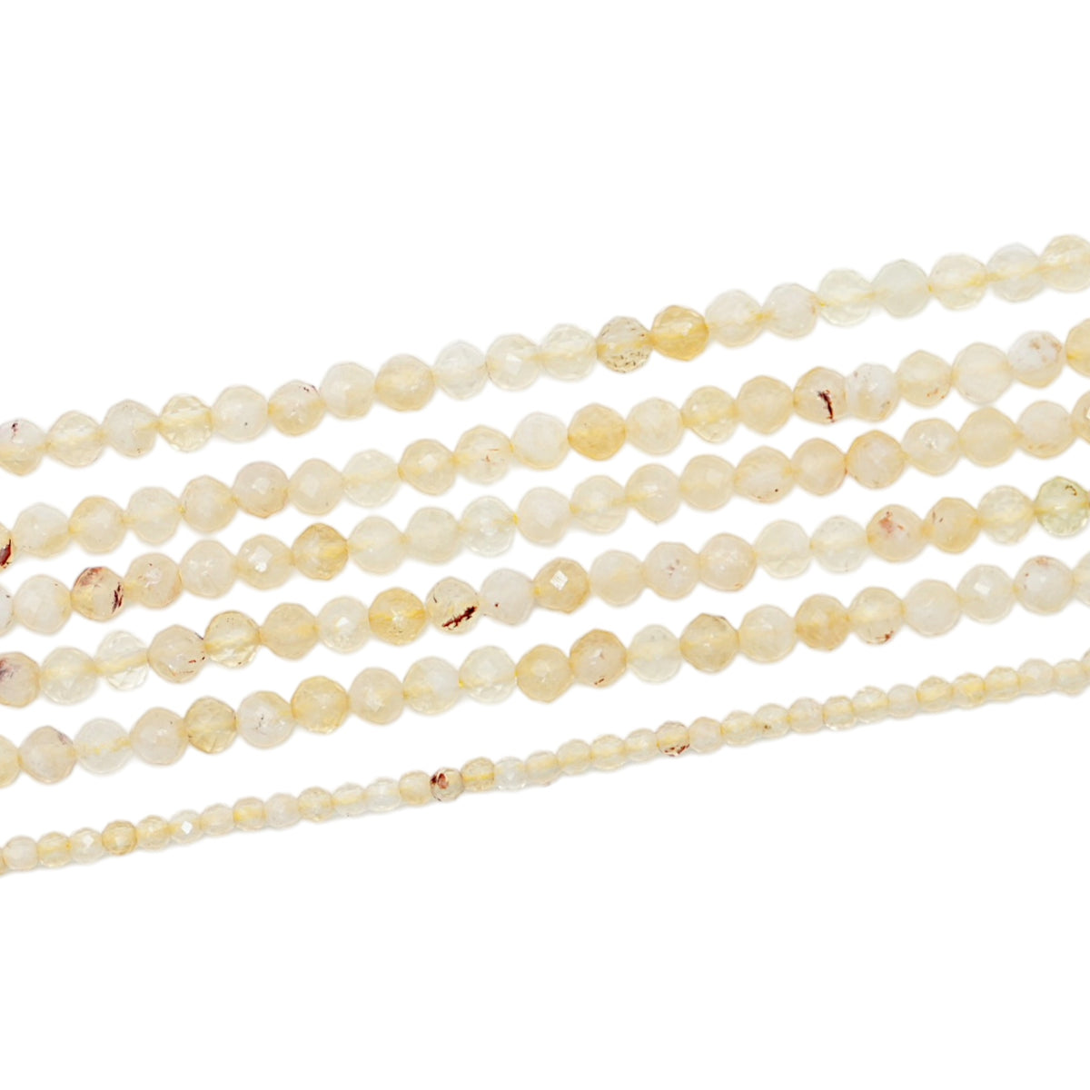 Fil de perles facettées Citrine
