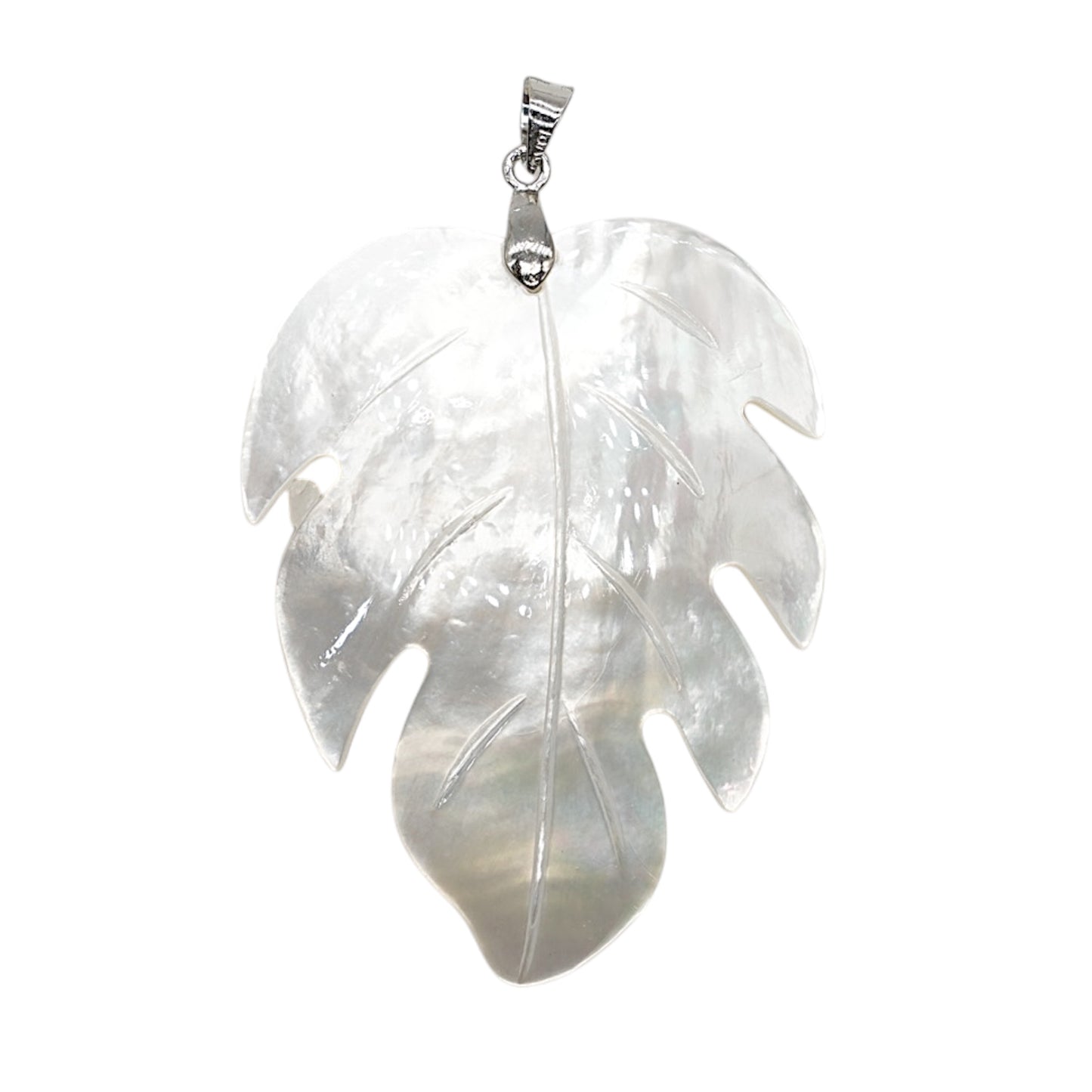 Pendentif Feuille en Nacre (2 tailles disponibles)