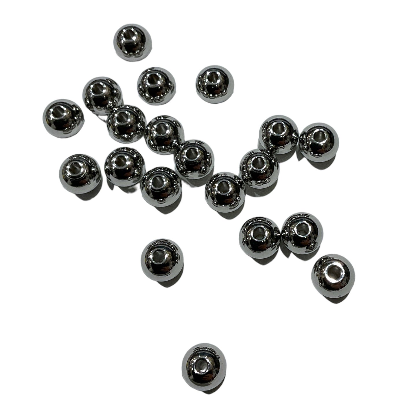 Boules intercalaires pour perles acier inoxydable argentées 1.5mm - Foliesbijoux