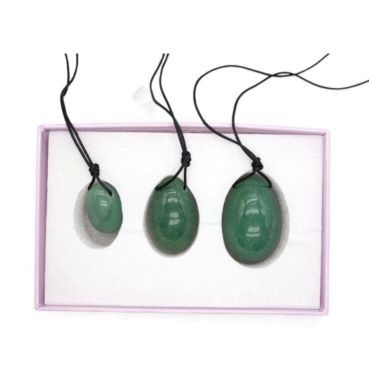 Set of 3 Yoni Eggs in Natural Stones (6 stones available)