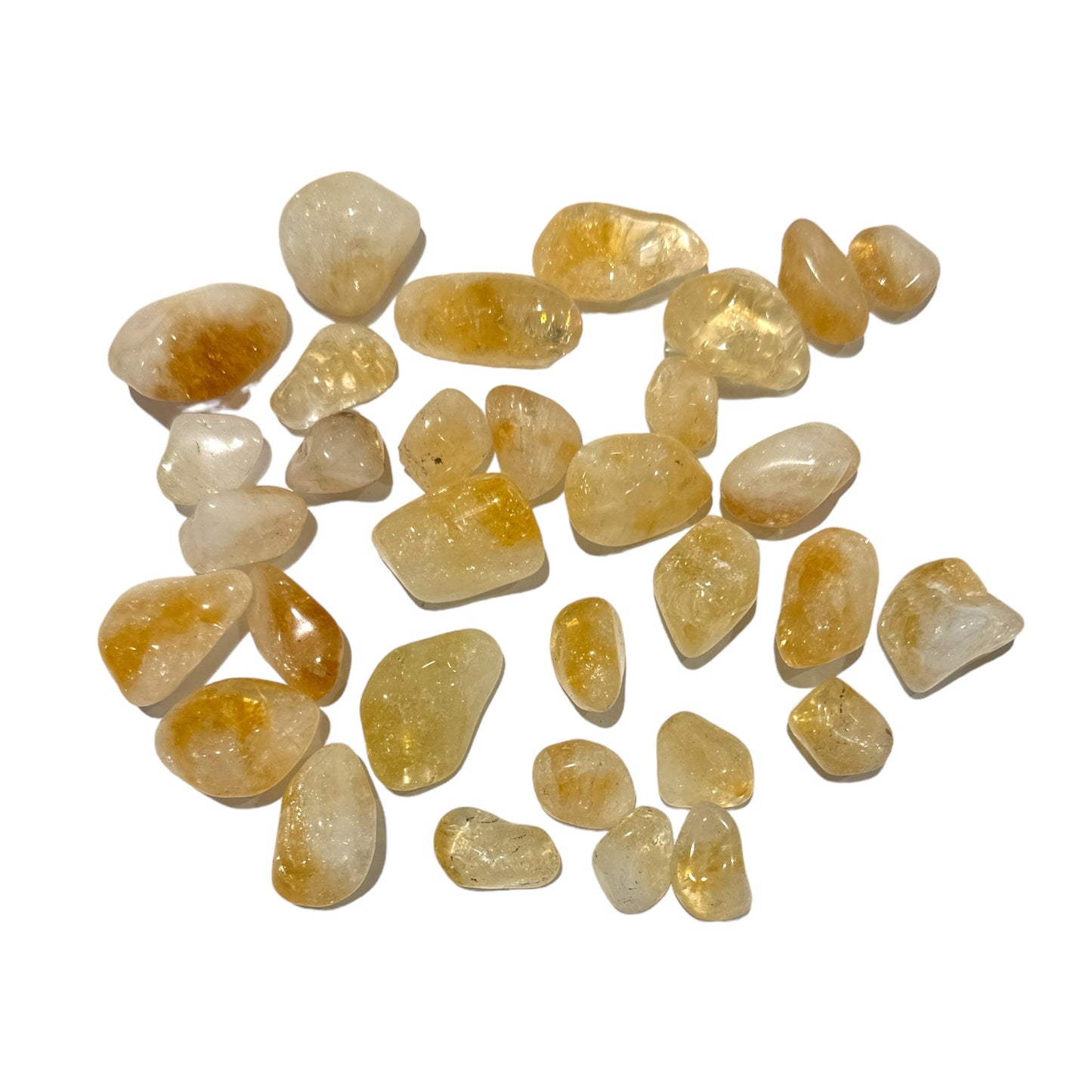 Pierre roulée en Citrine chauffée - Foliesbijoux