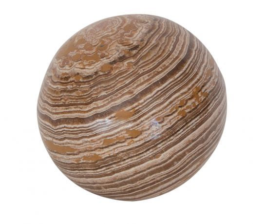 Sphere Aragonite marron du Maroc - Foliesbijoux