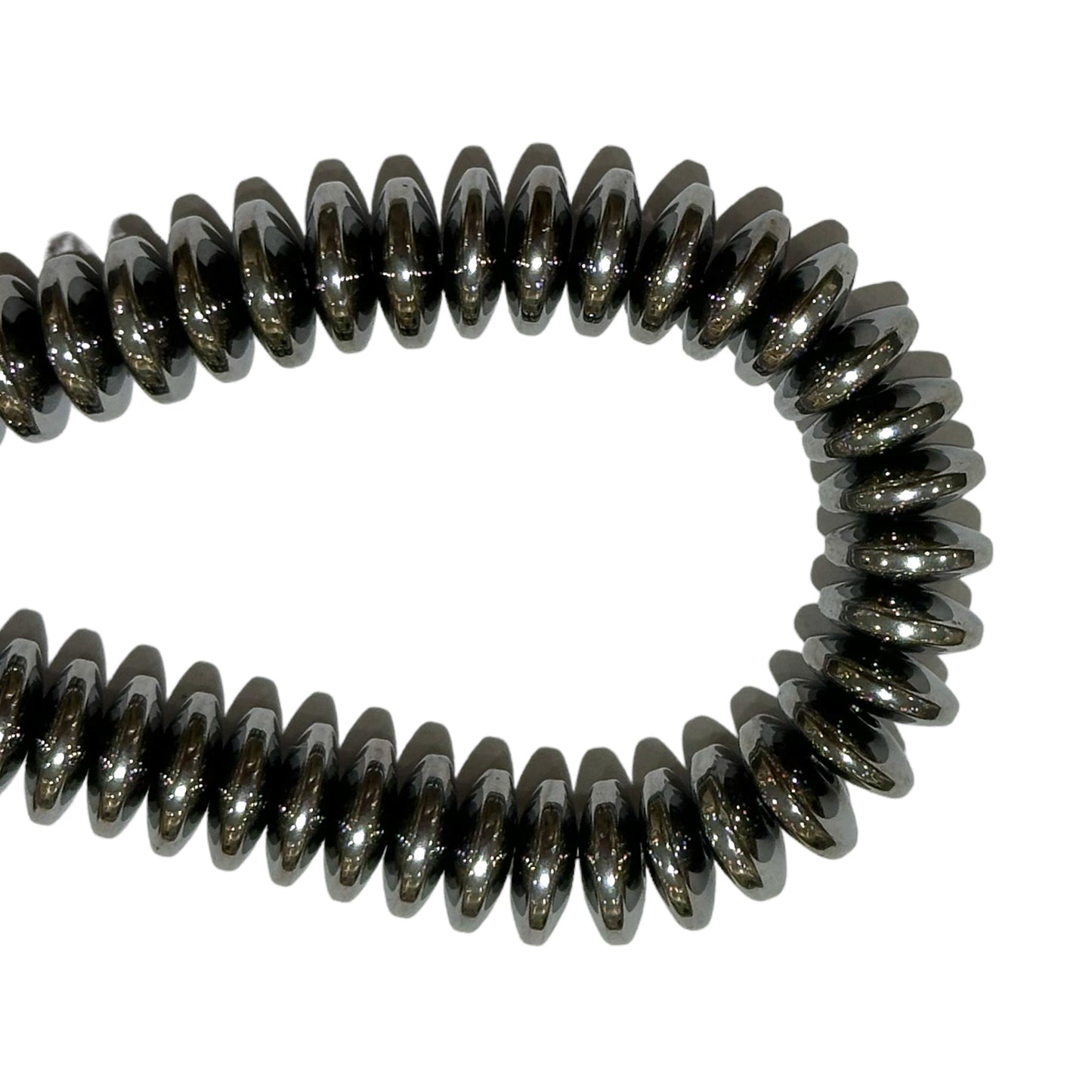 Fil de perle Hématite electroplaquée 8mm HEA-23G / HED-23G - Foliesbijoux
