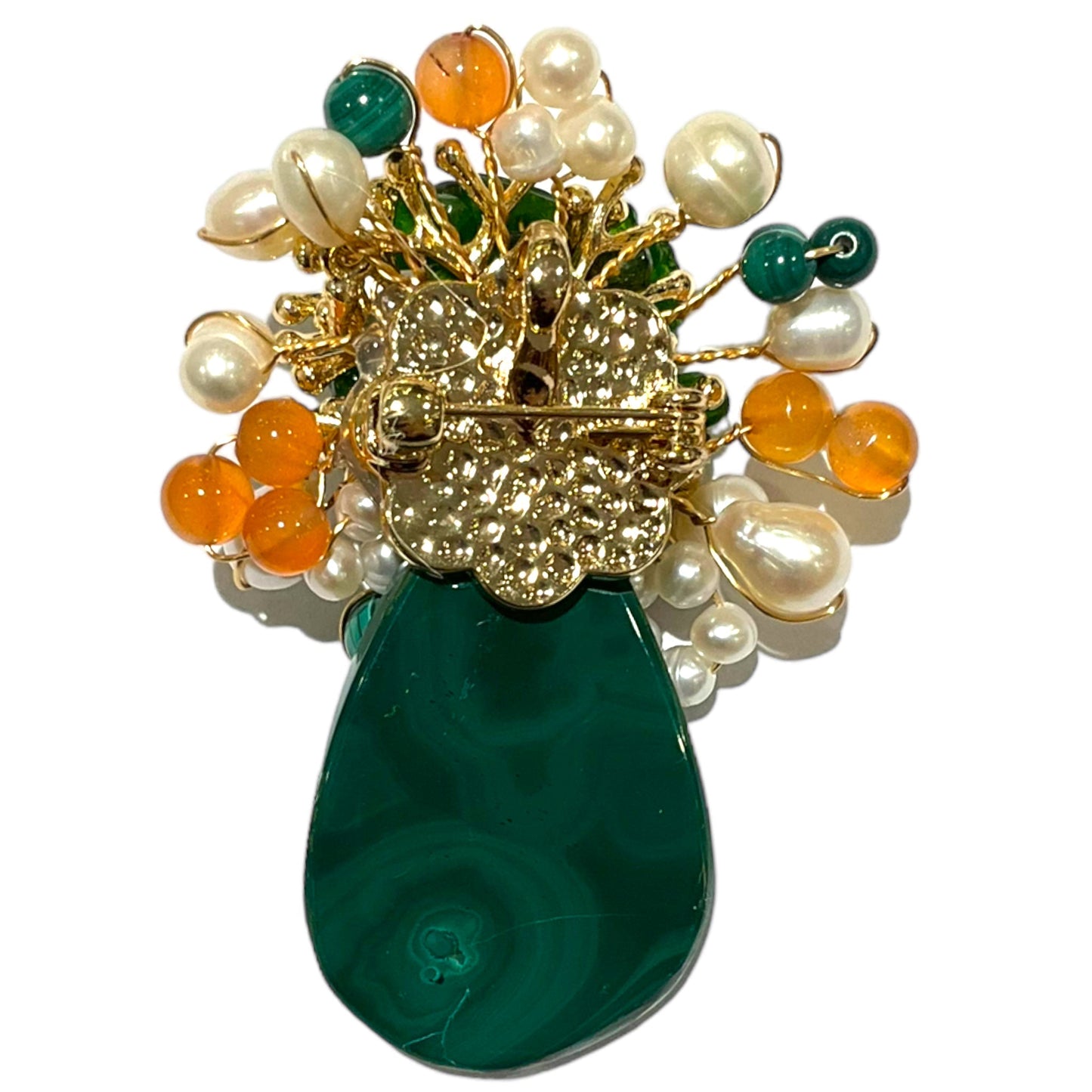 Broche fleurie - Foliesbijoux