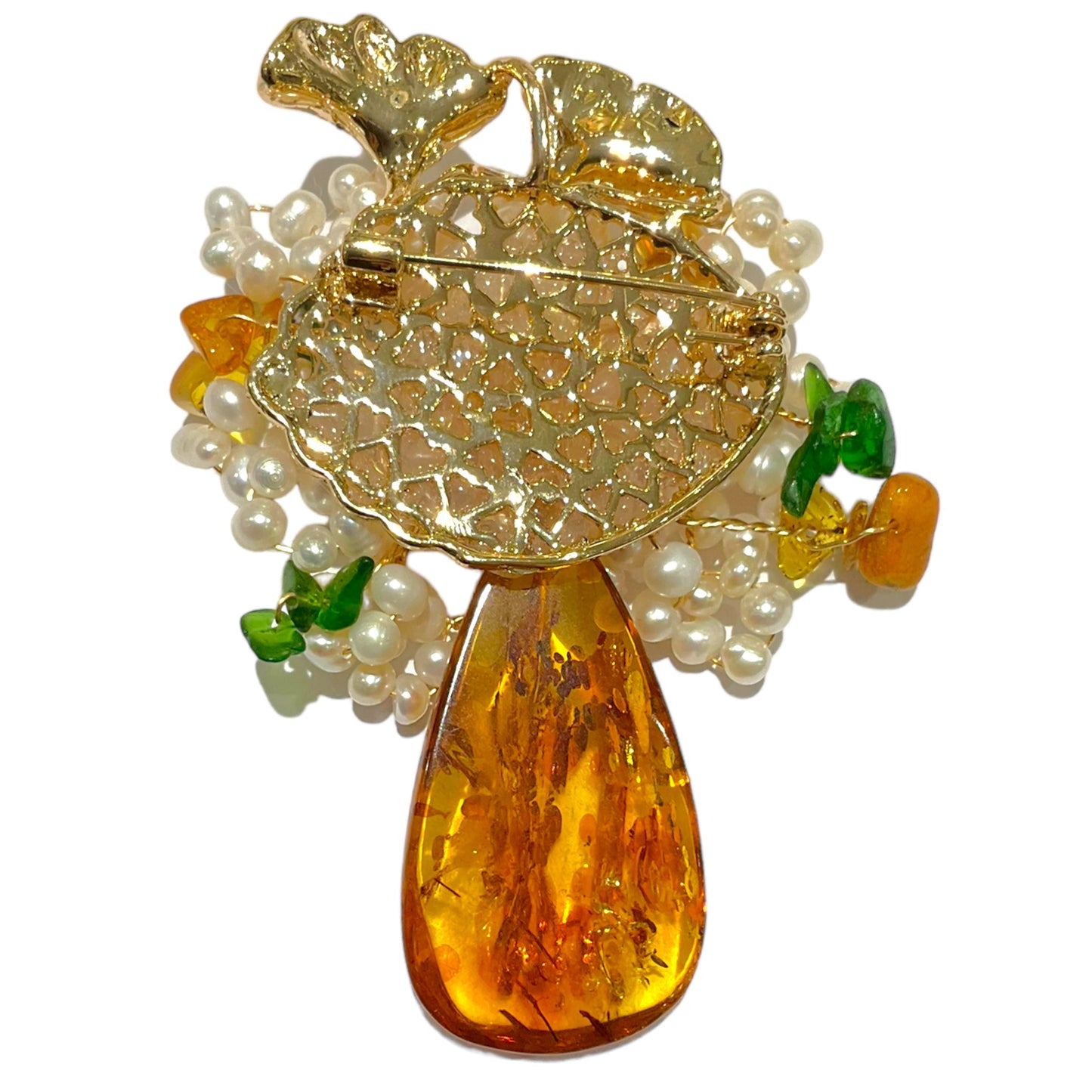 Broche fleurie - Foliesbijoux