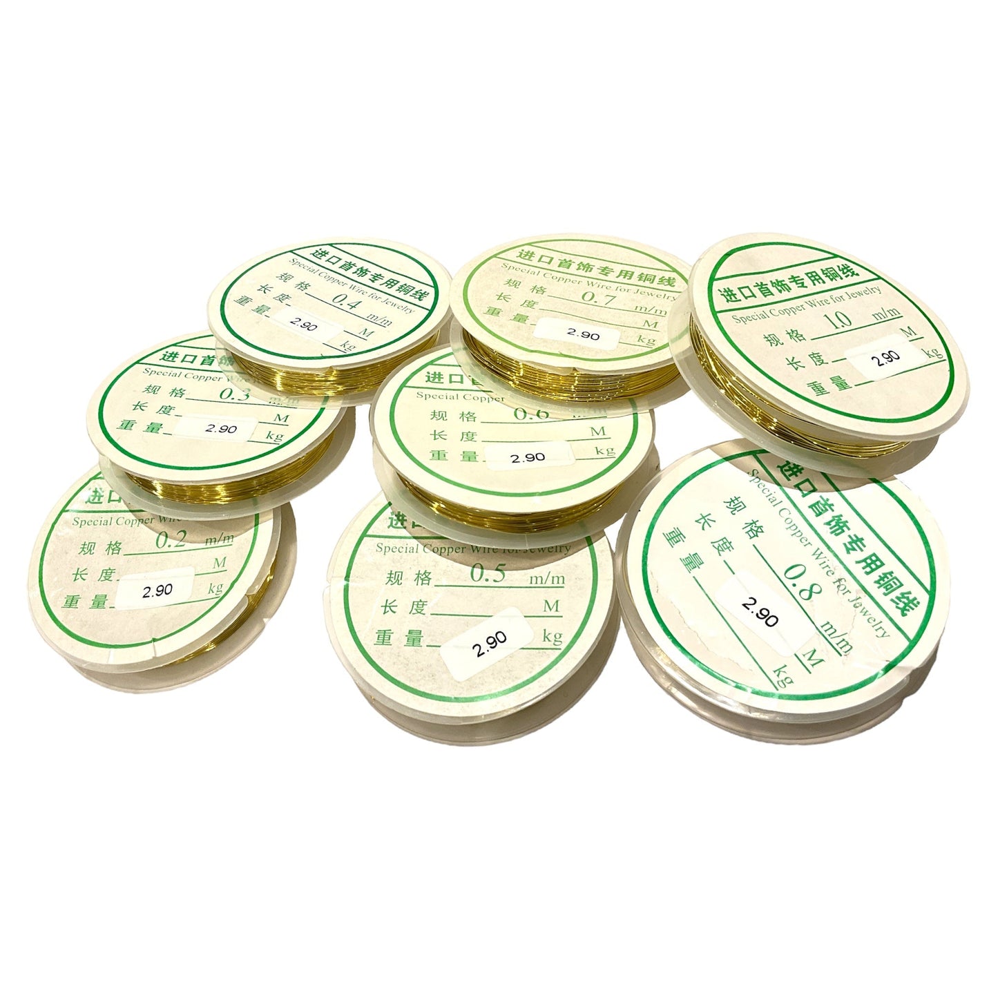 Bobine de fil souple en laiton doré 0.2-1mm - Foliesbijoux