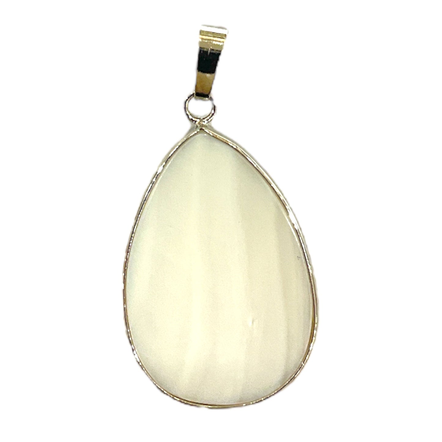 Pendentif goutte en nacre - Foliesbijoux