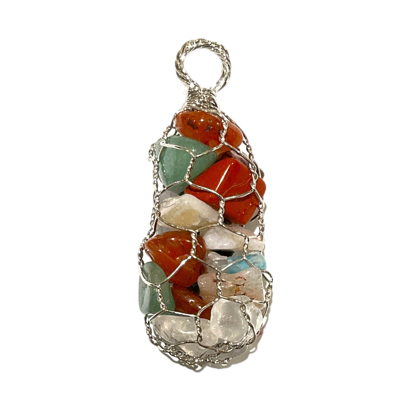 Pendentif multi pierre baroque - Foliesbijoux