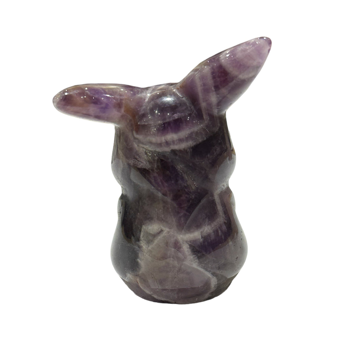 Figurine Pikachu en Améthyste chevron - Foliesbijoux