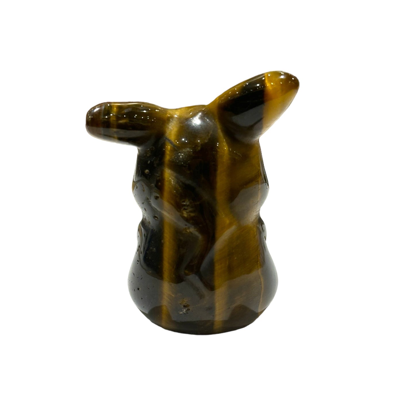 Figurine Pikachu en Oeil de tigre - Foliesbijoux