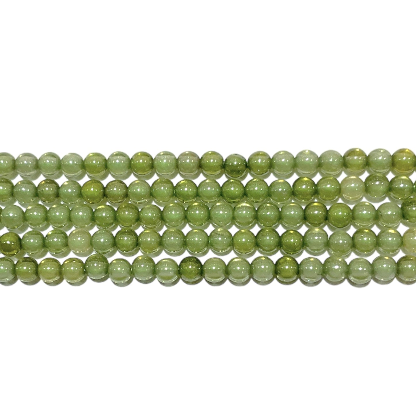 Fil de perle Zircon vert 2 mm - Foliesbijoux