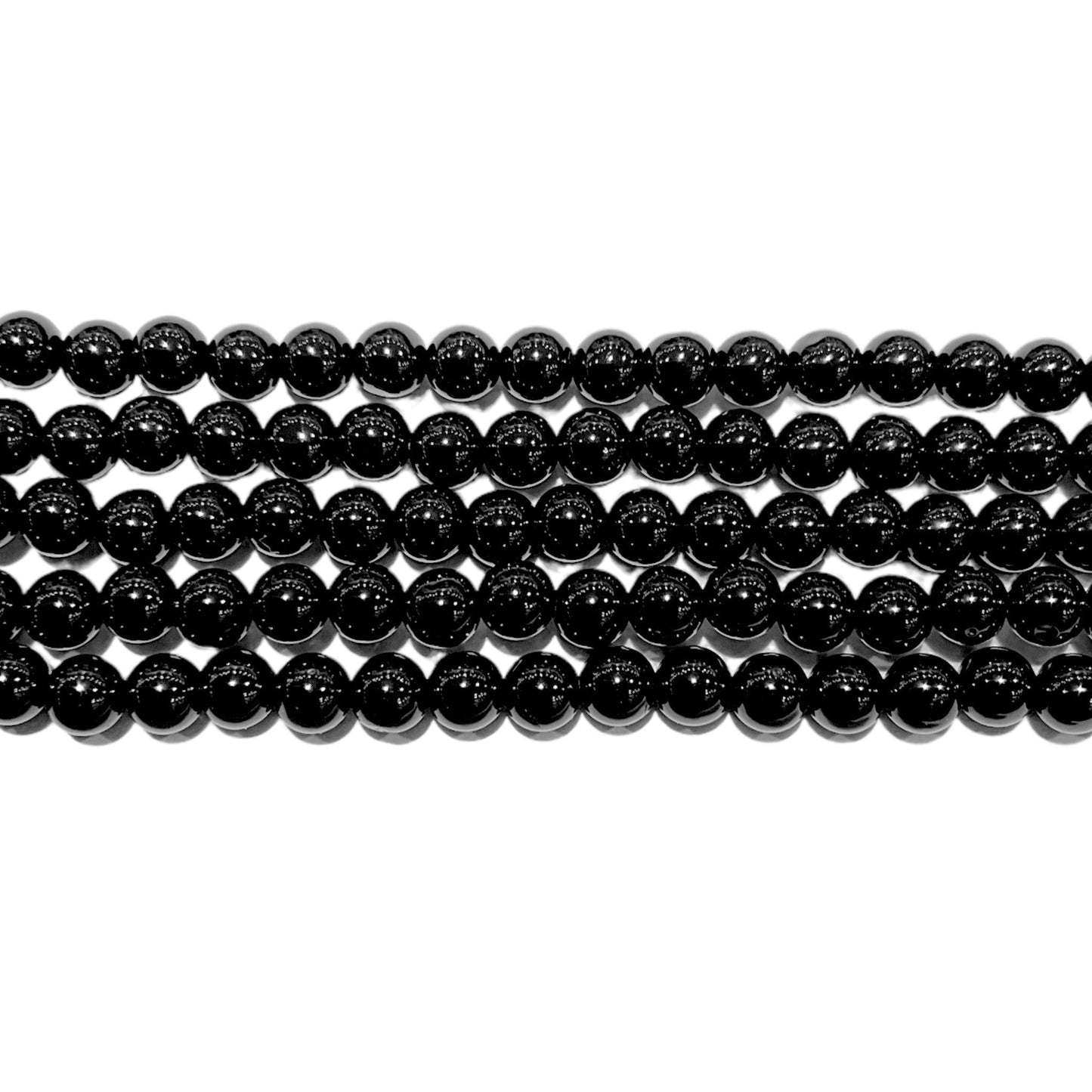 Fil de perle Spinelle noire 3 mm AA - Foliesbijoux